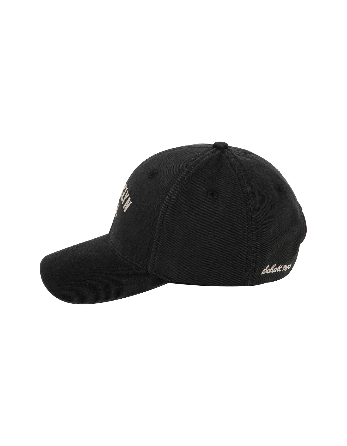 Casquette city district noir délavé