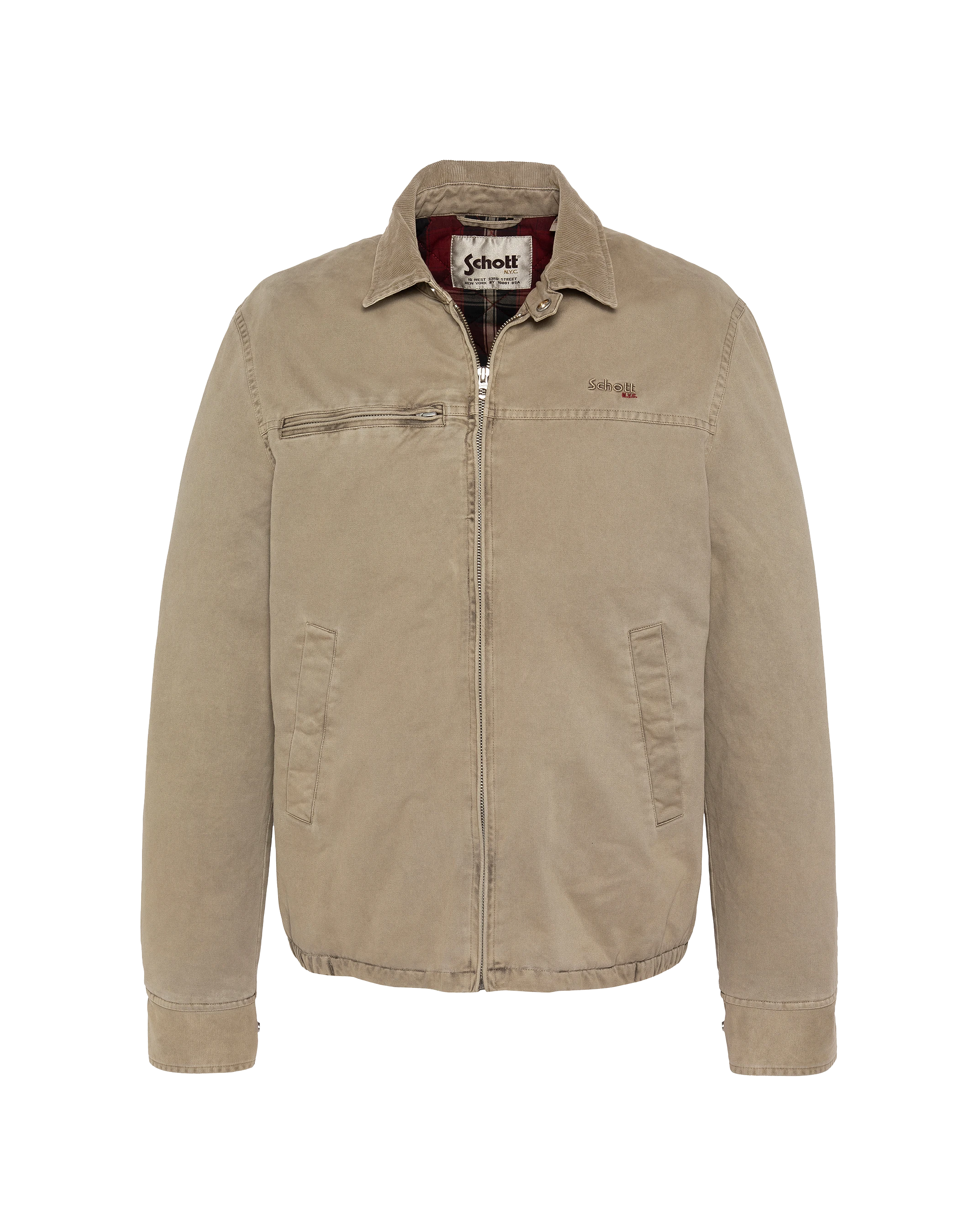 Giacca da lavoro in cotone lavata-2