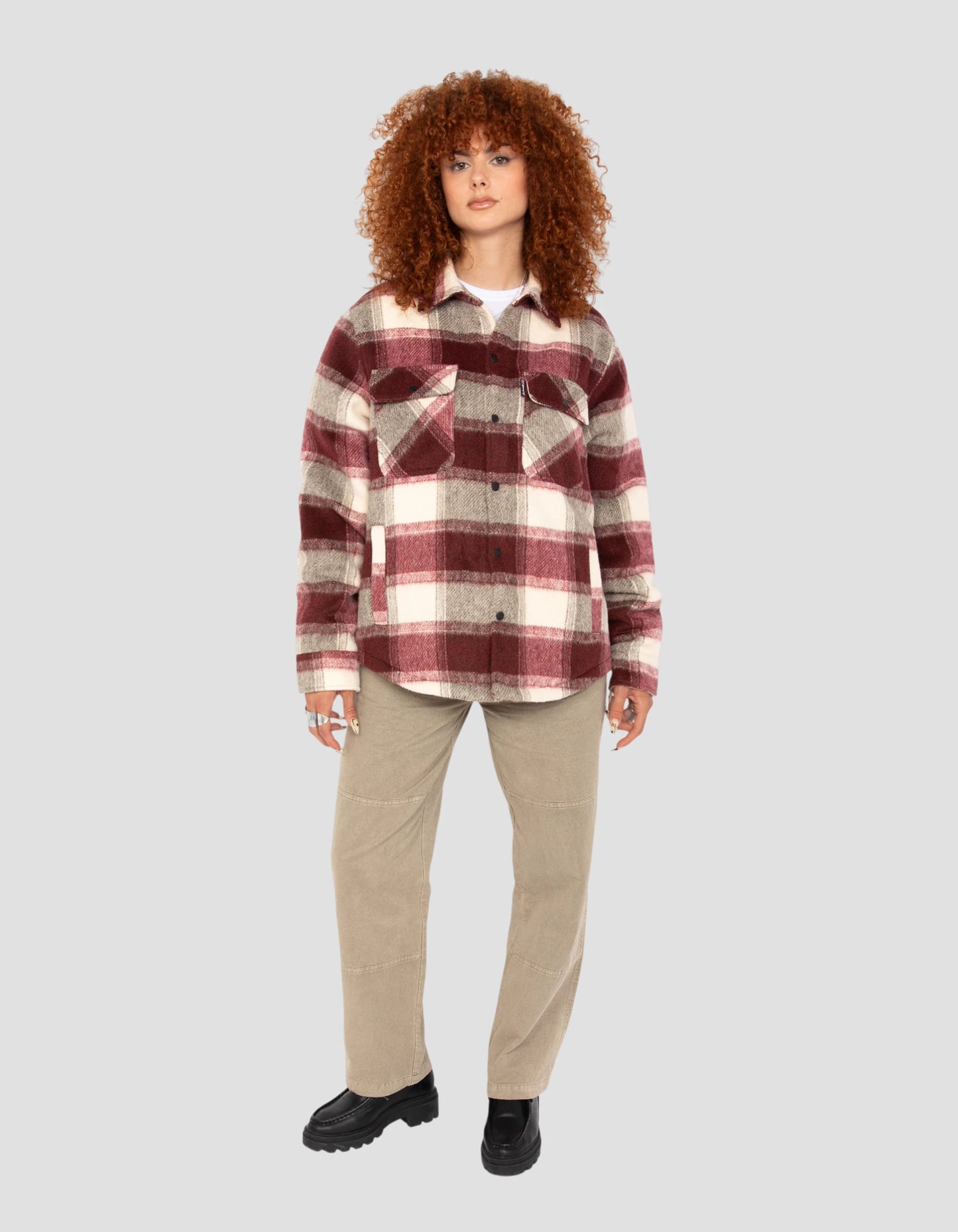 Giacca a controllo rivestita al rivestimento Sherpa