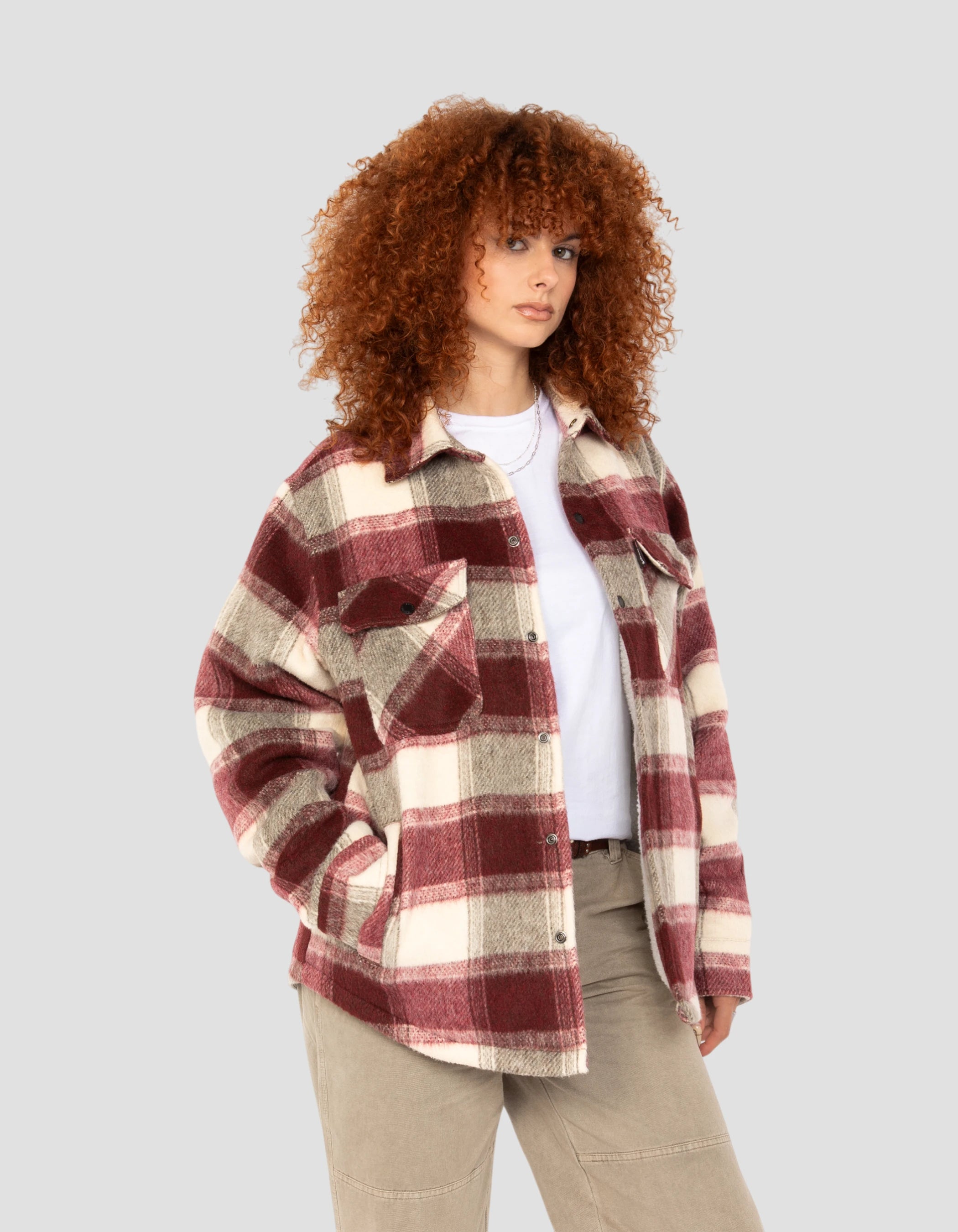 Giacca a controllo rivestita al rivestimento Sherpa-4