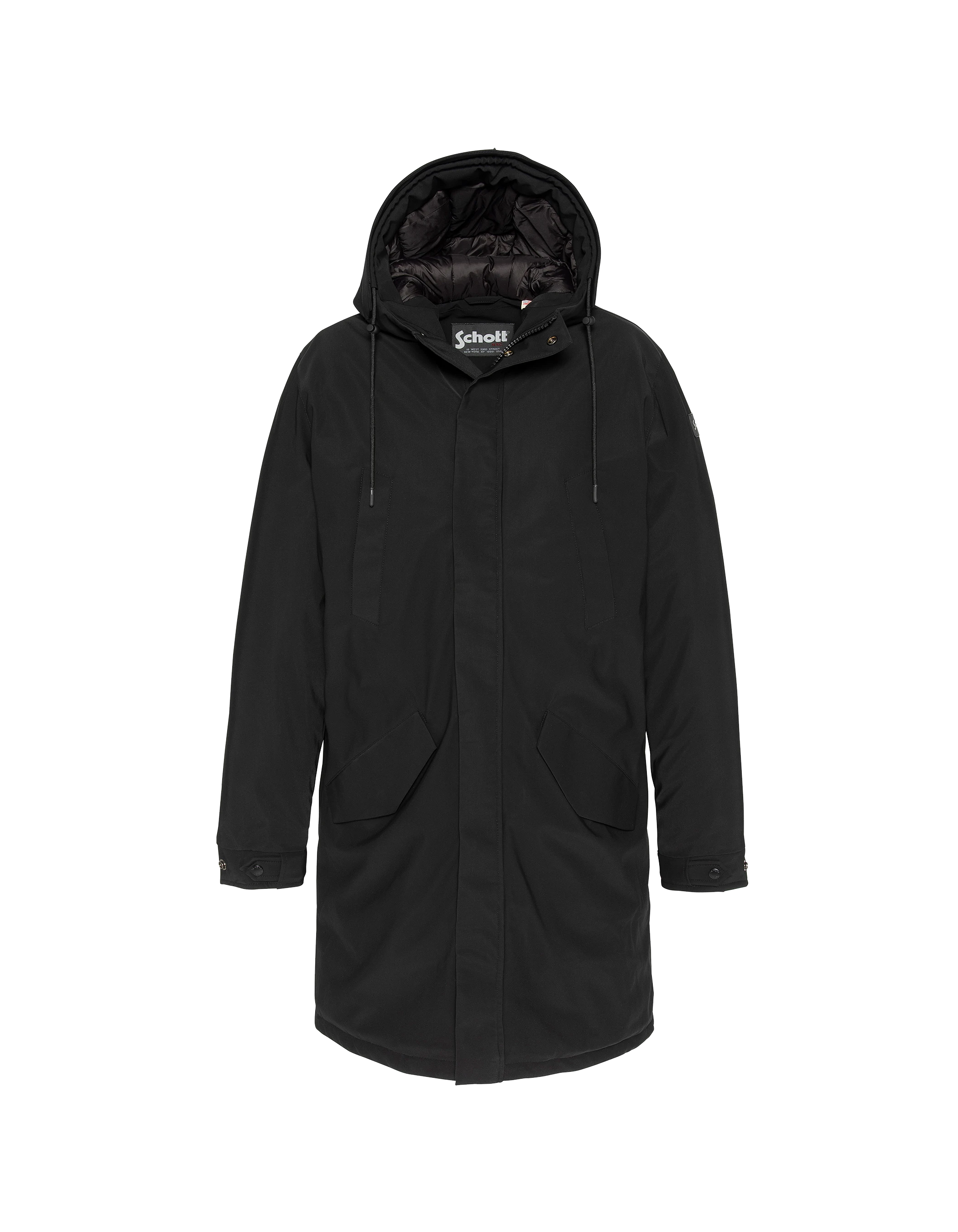 Multipoche nere con cappuccio-2