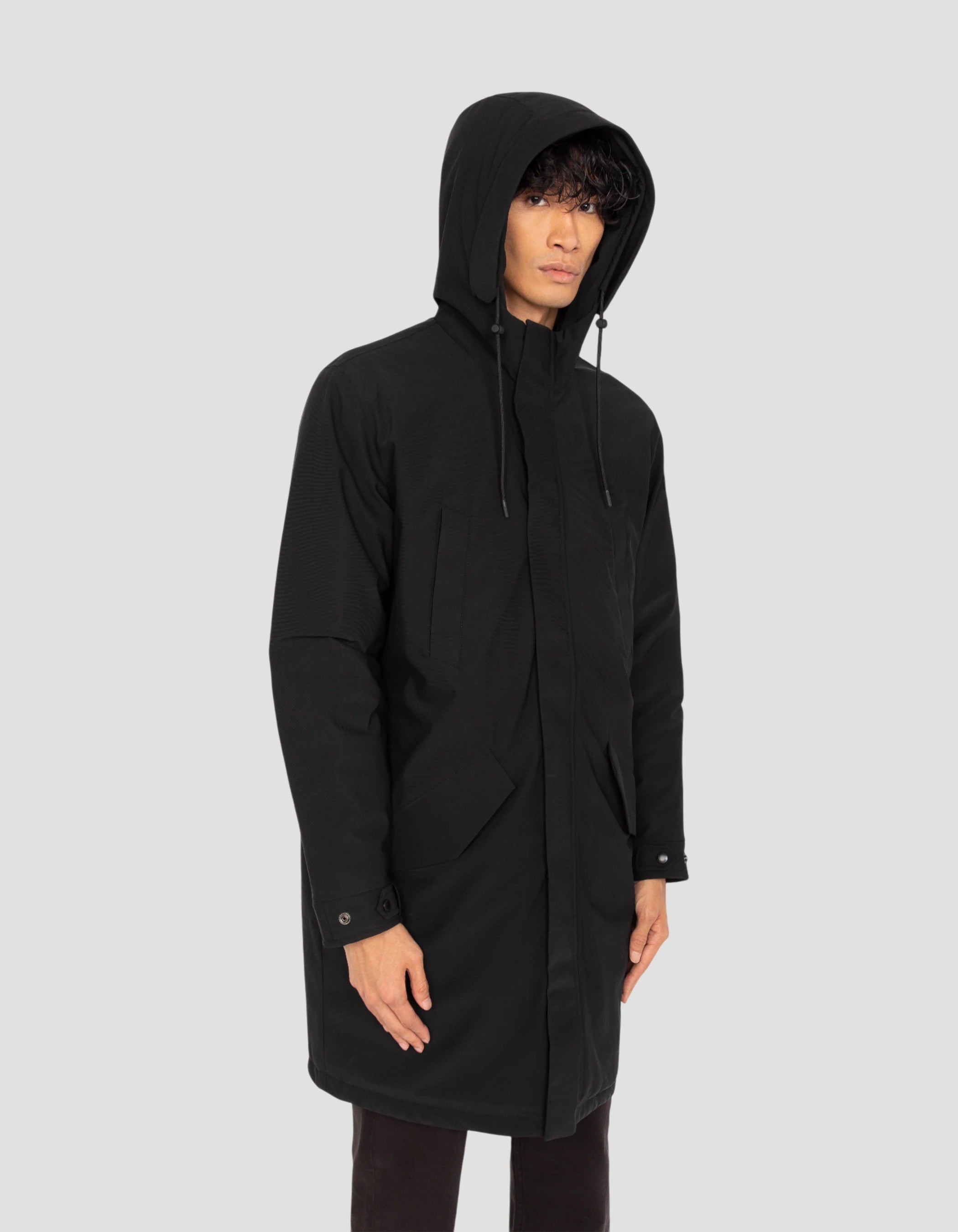 Multipoche nere con cappuccio-7