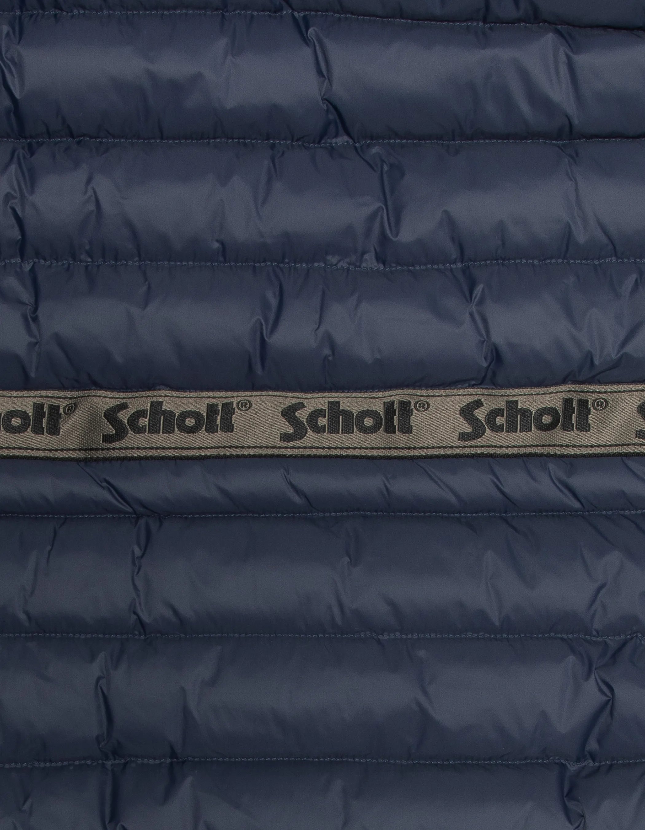 Navy Parka Multipoches con felpa con cappuccio-5