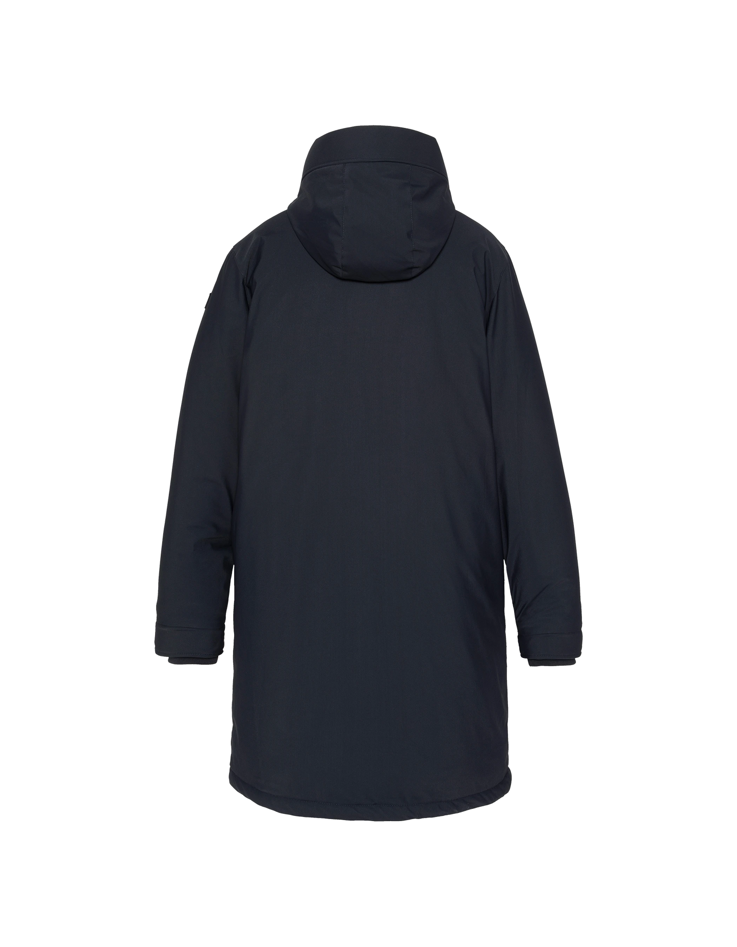 Navy Parka Multipoches con felpa con cappuccio