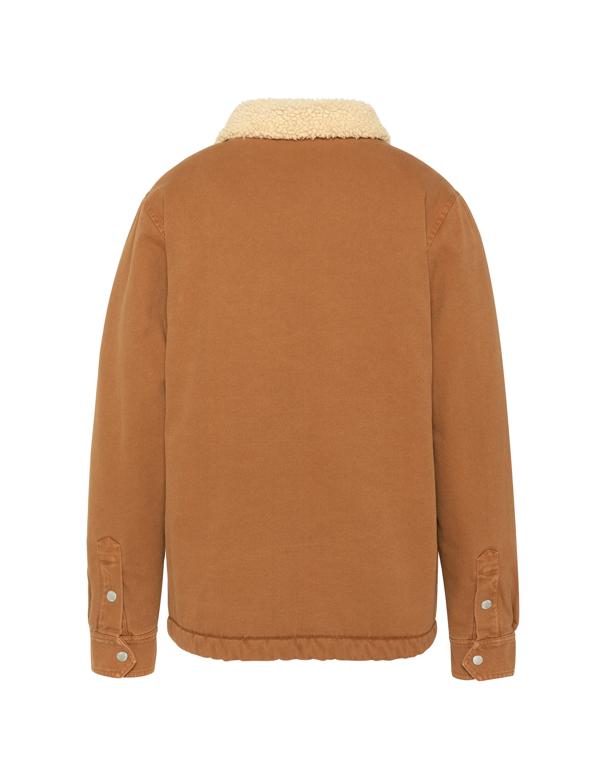 Blouson trucker camel doublé sherpa-8