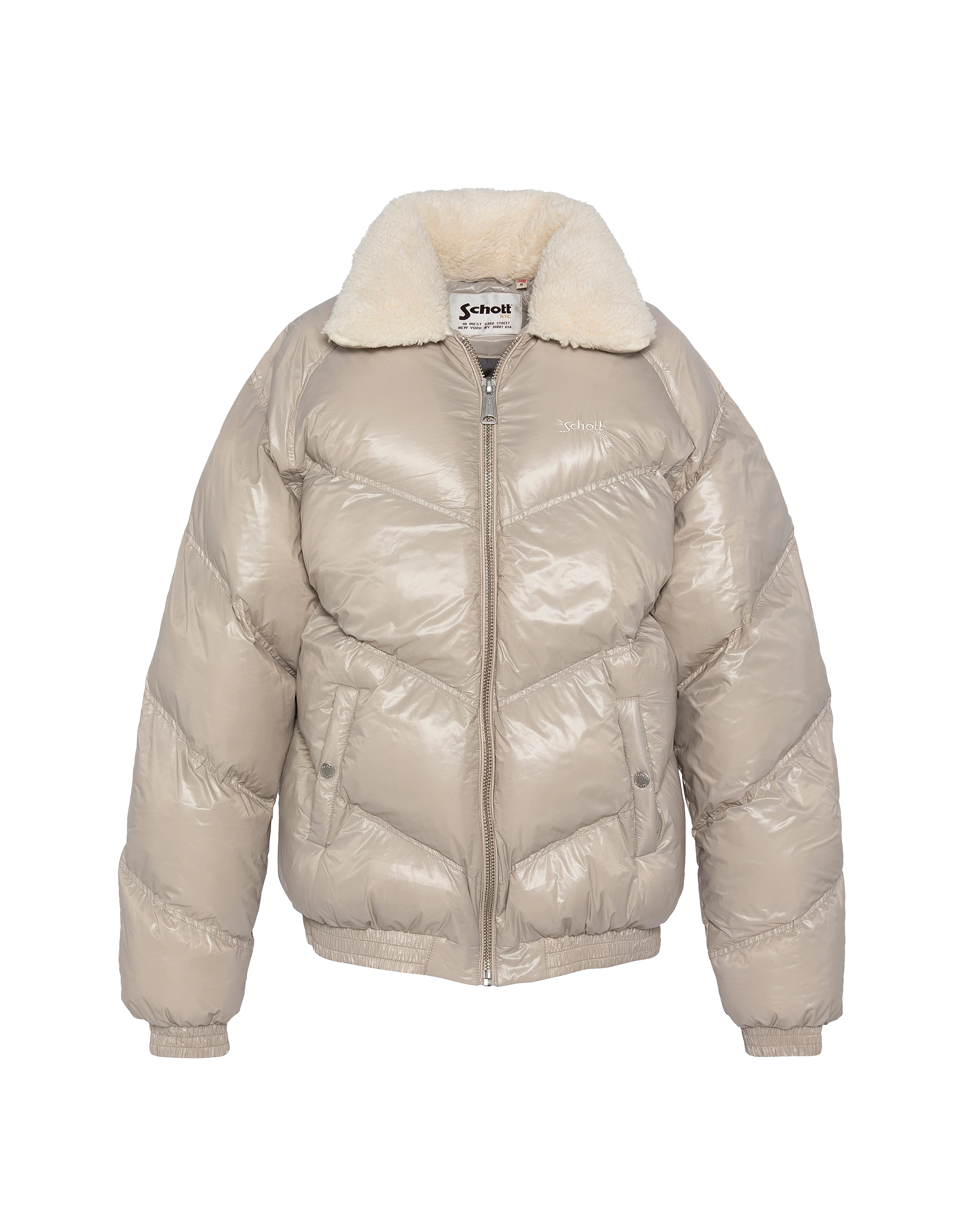 Retro Streetwear Shiny Beige-2