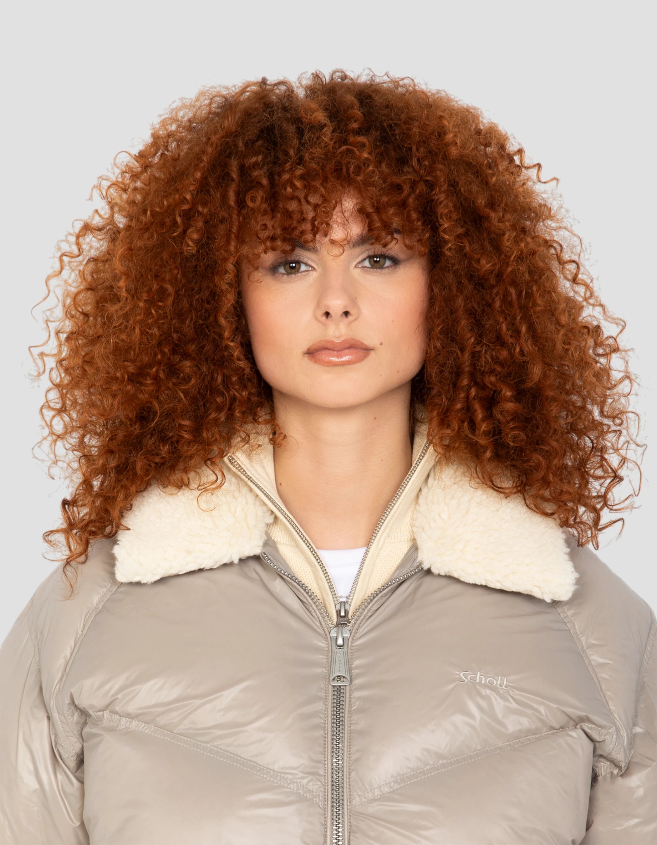 Retro Streetwear Shiny Beige-5