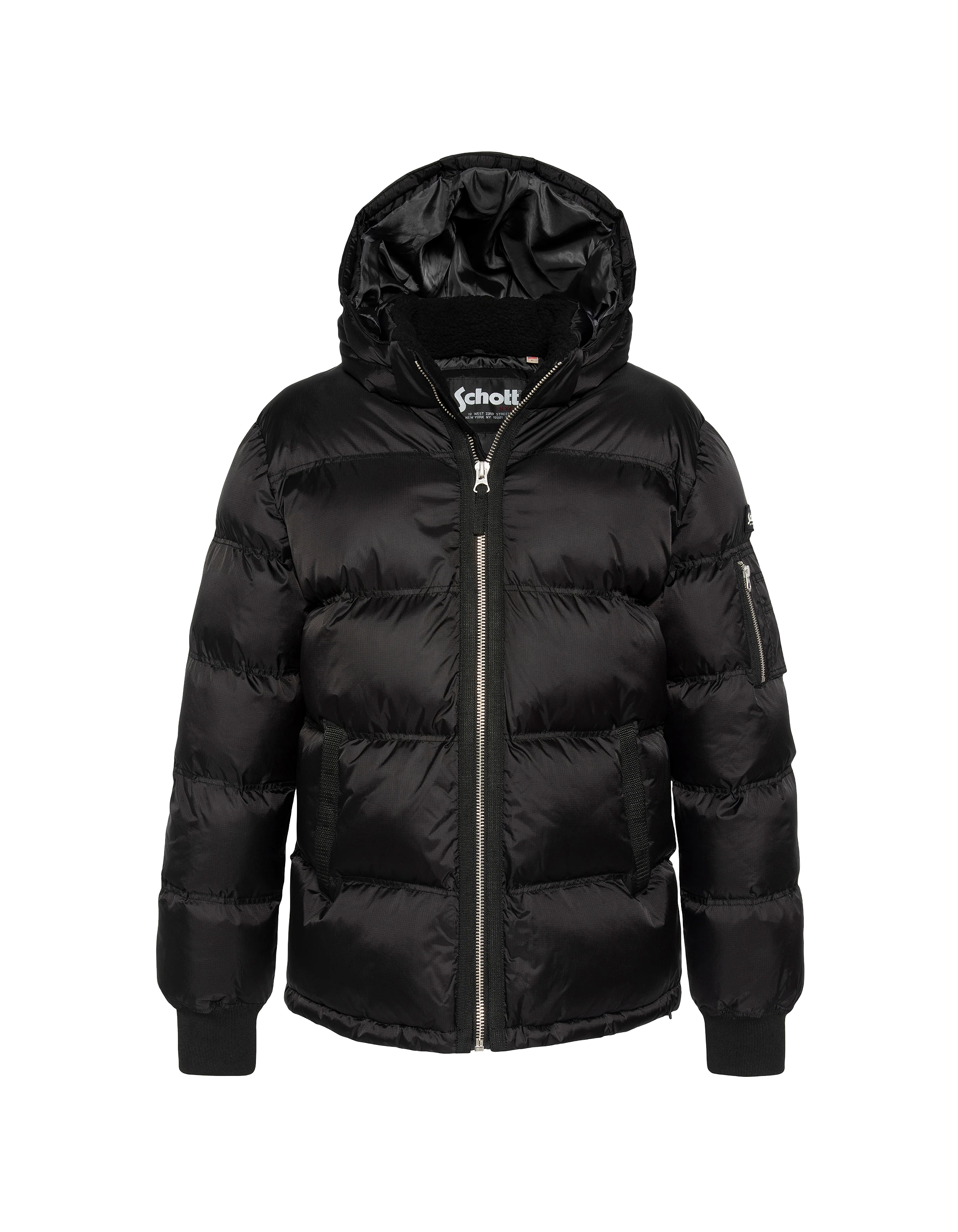 Black Army hooded jacket-2