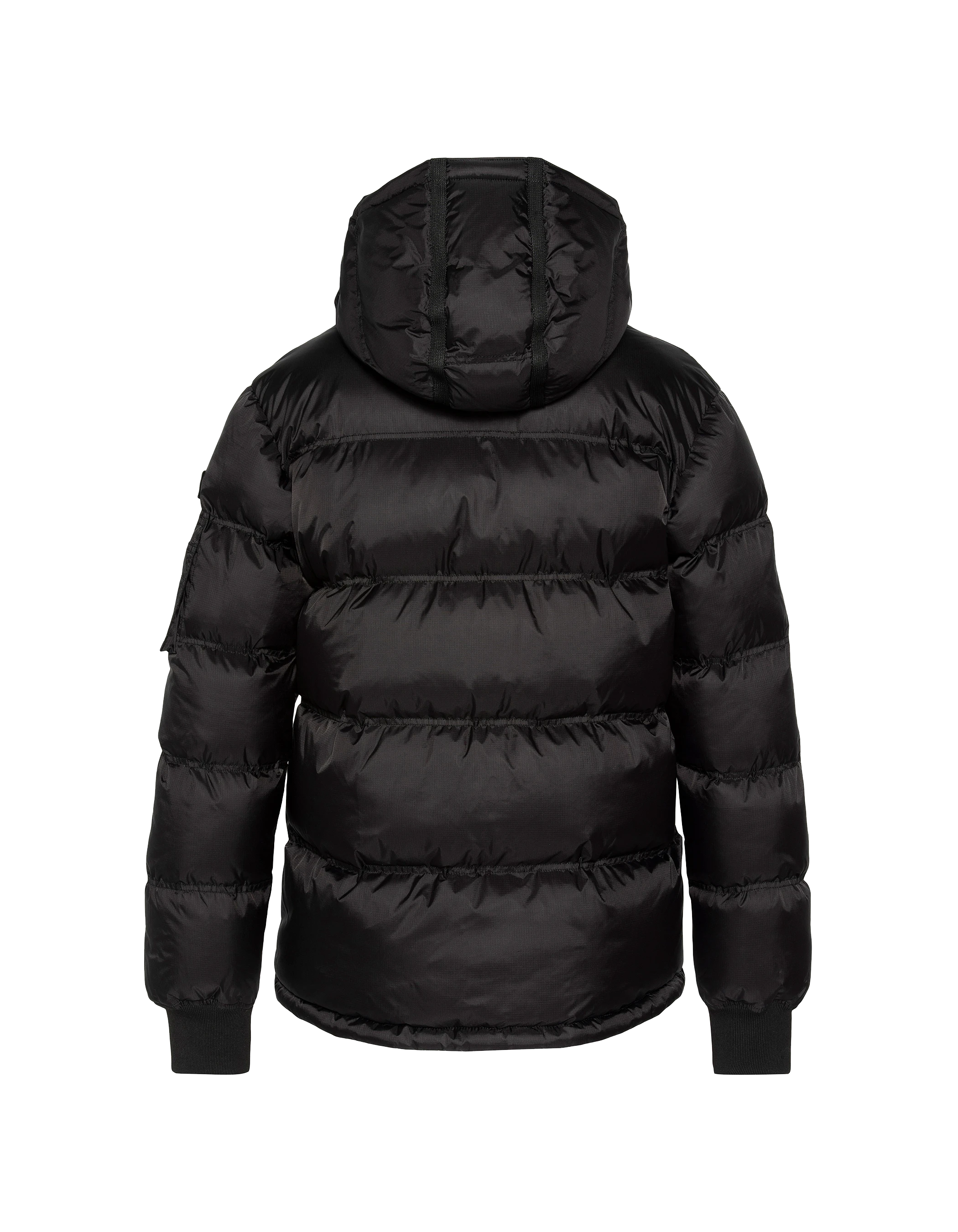 Black Army hooded jacket-10