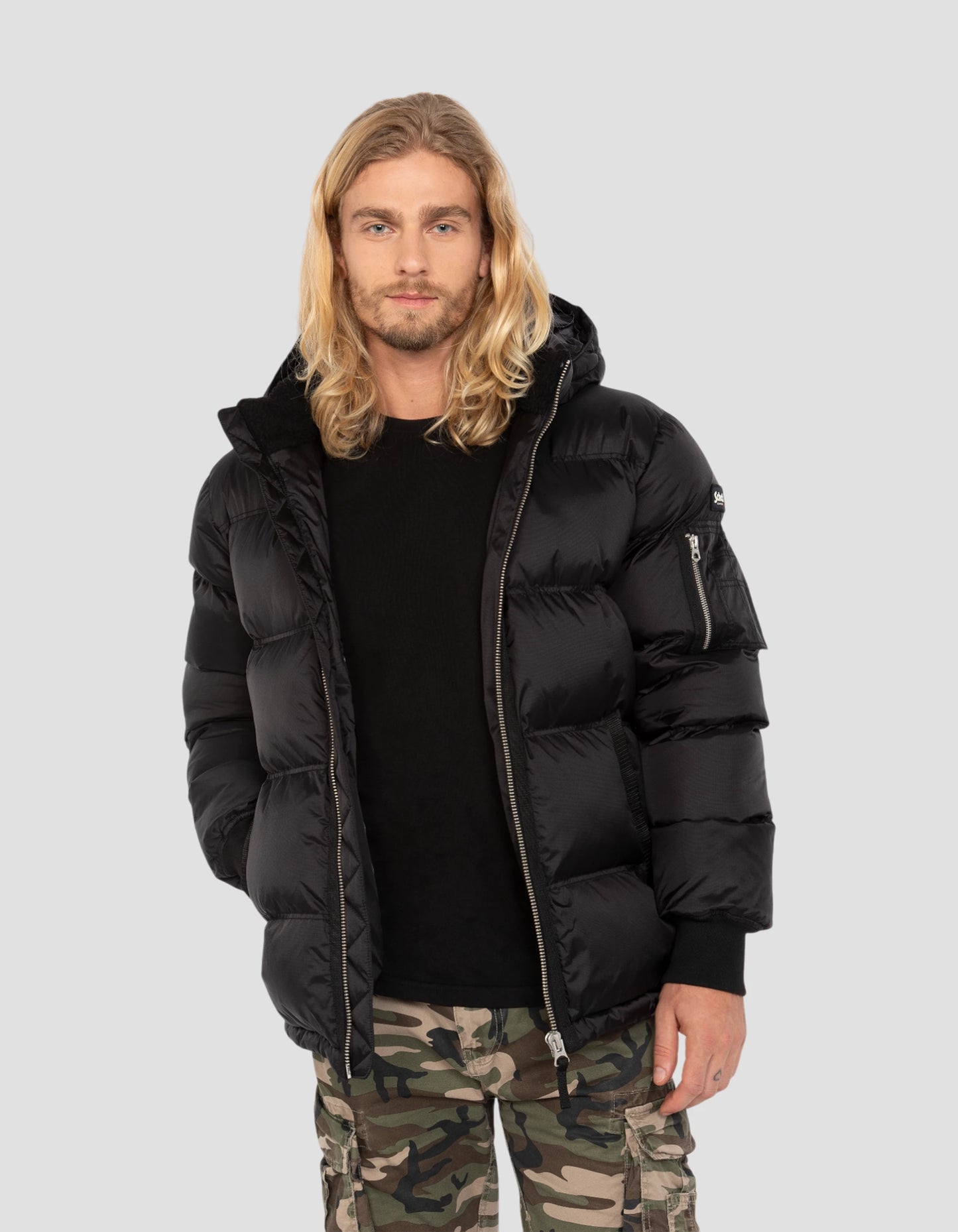 Black Army hooded jacket