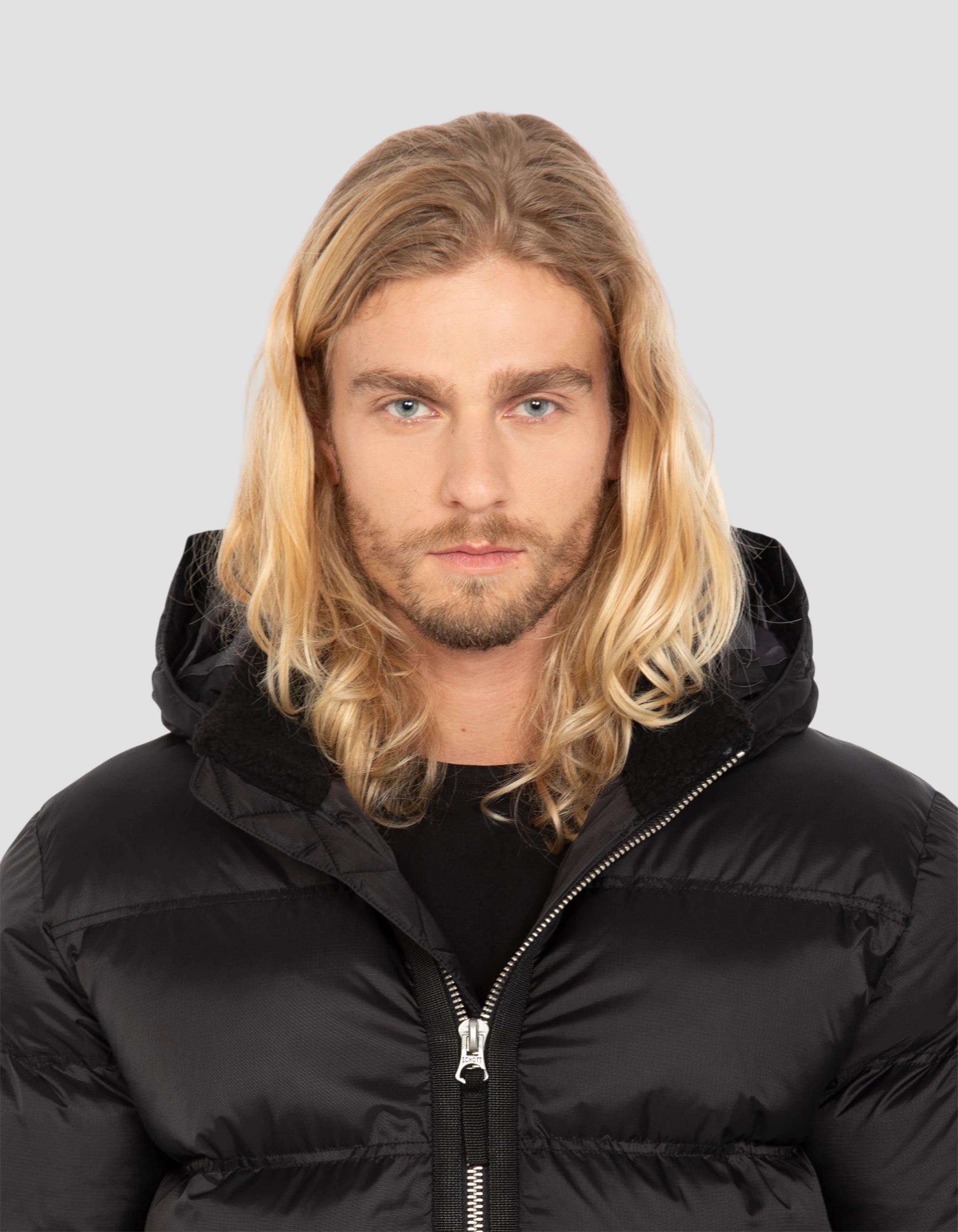 Black Army hooded jacket-5