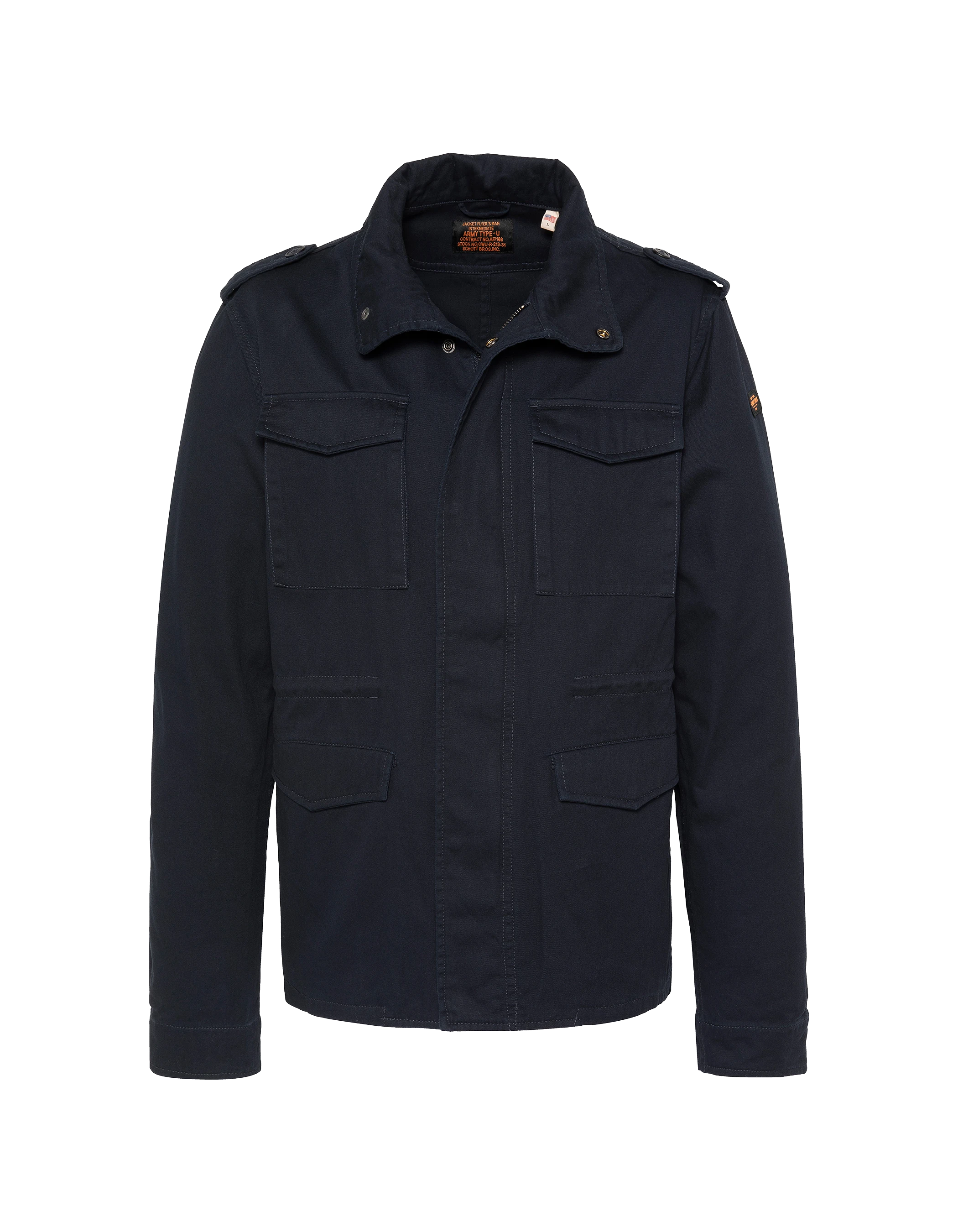 Veste militaire bleu marine-1