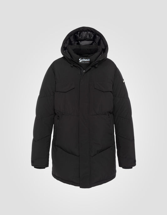puffer jacket long hooded