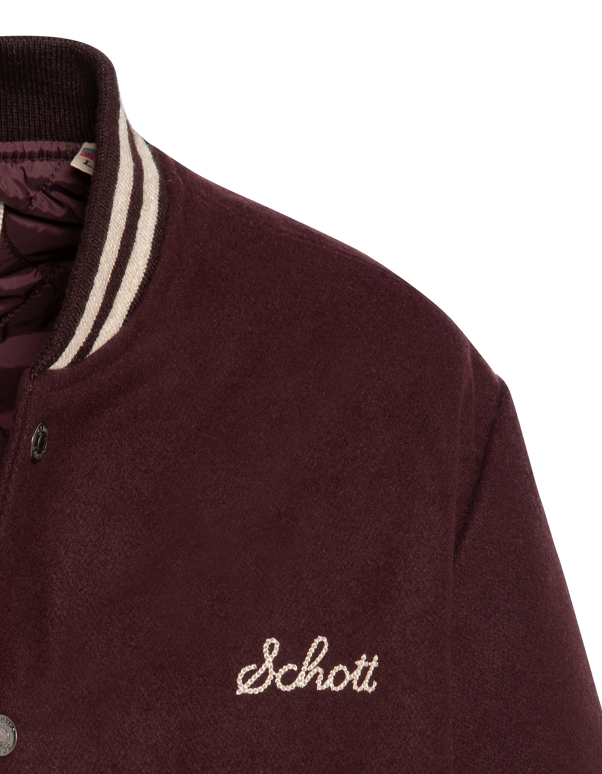 varsity jacket burgundy wool-7