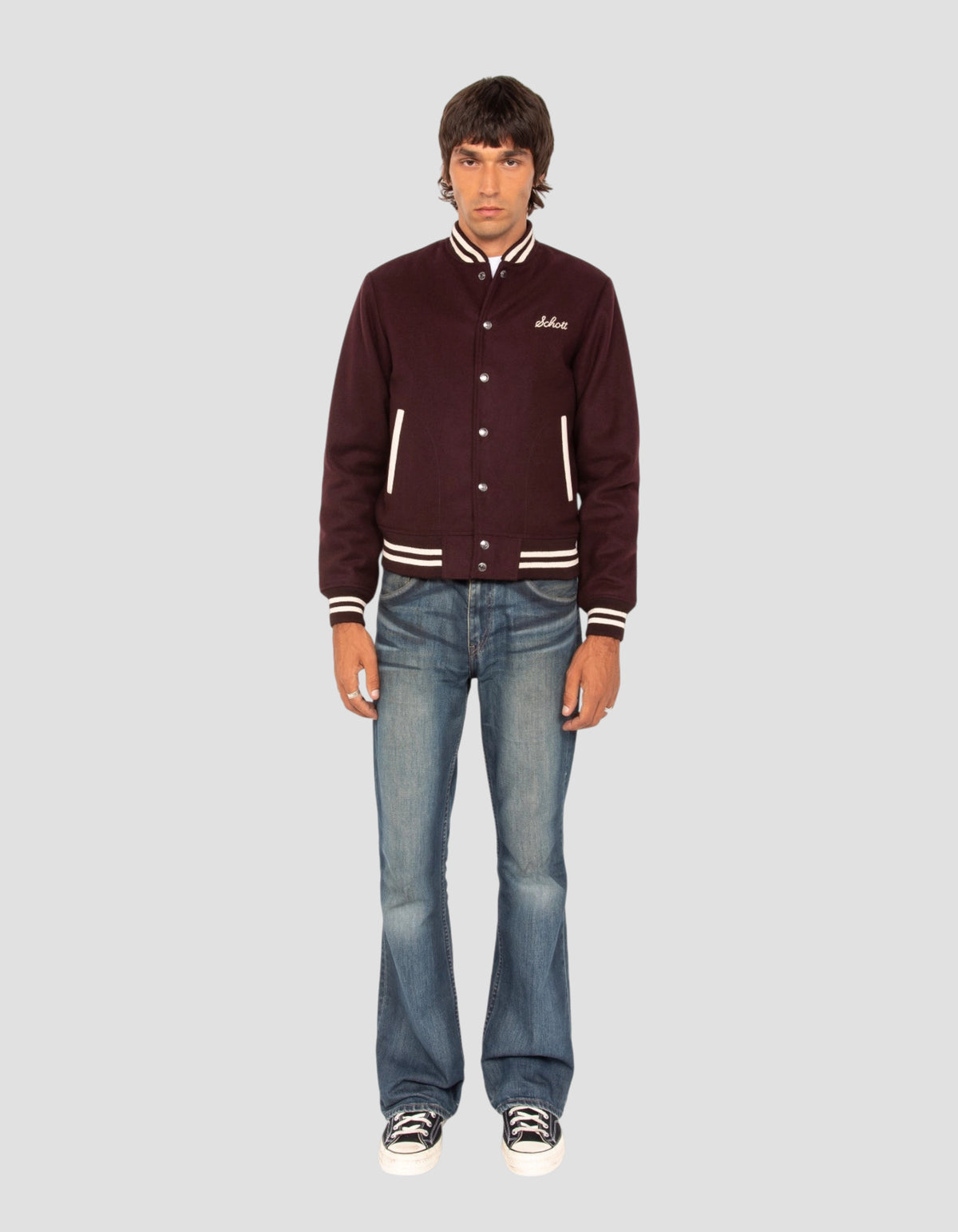 varsity jacket burgundy wool-1