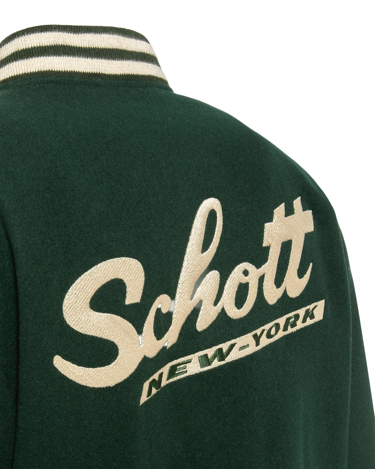 varsity jacket green wool-9
