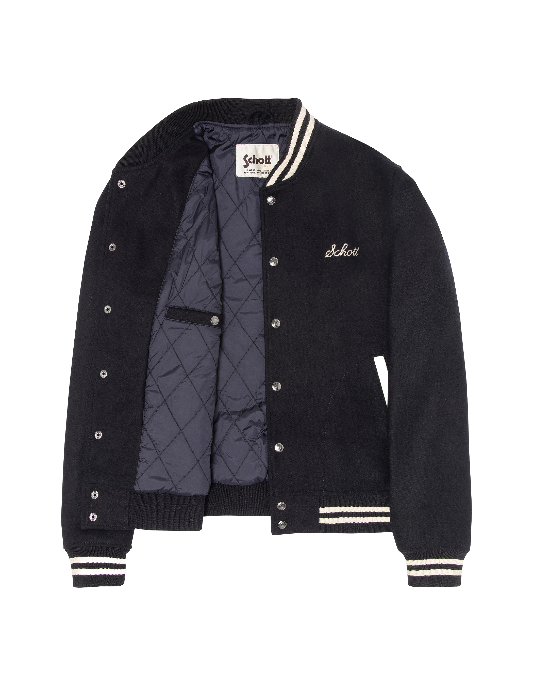 varsity jacket navy blue wool-5