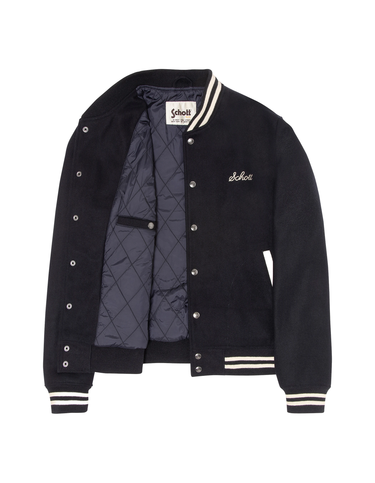 varsity jacket navy blue wool-5