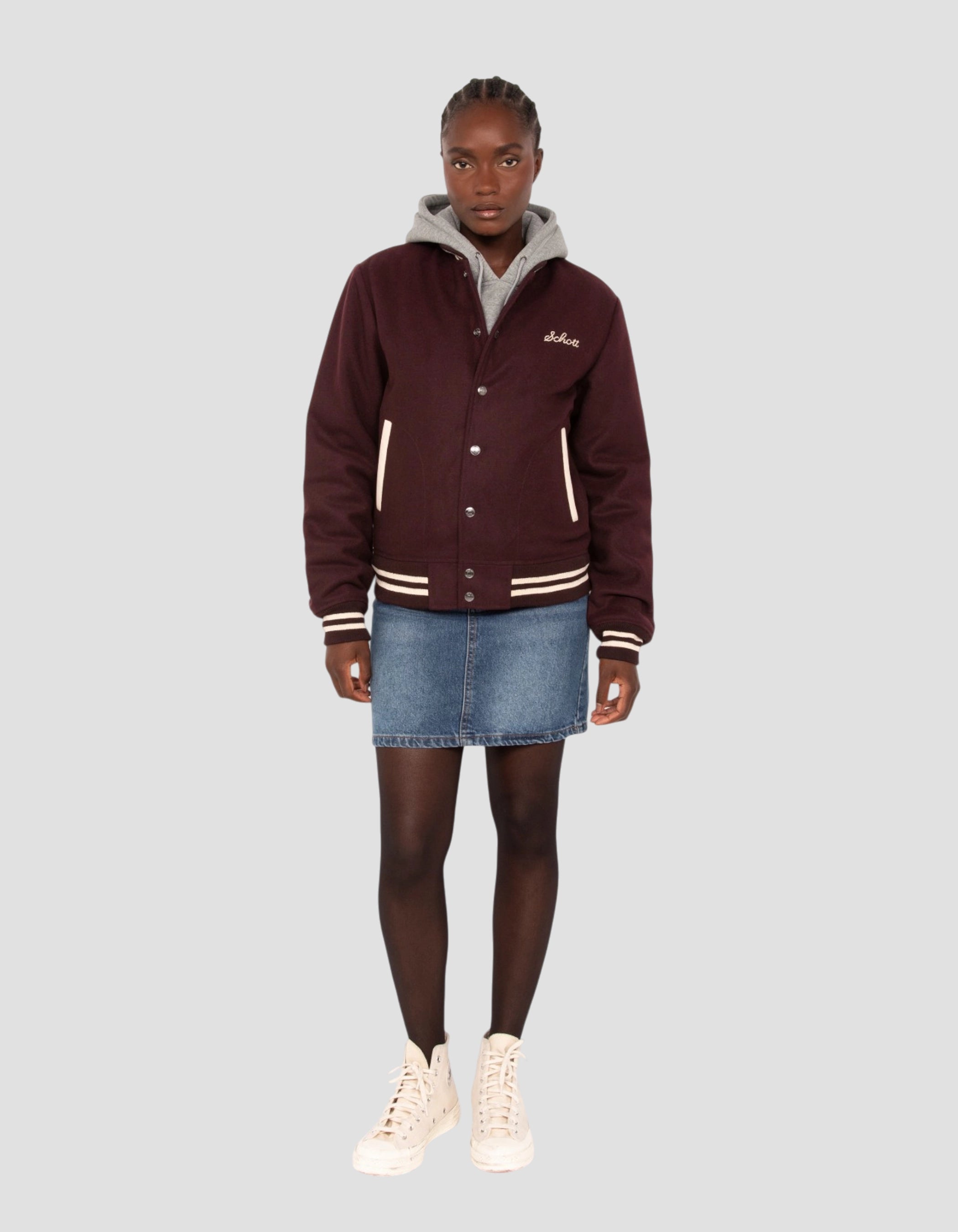 varsity jacket burgundy wool-1