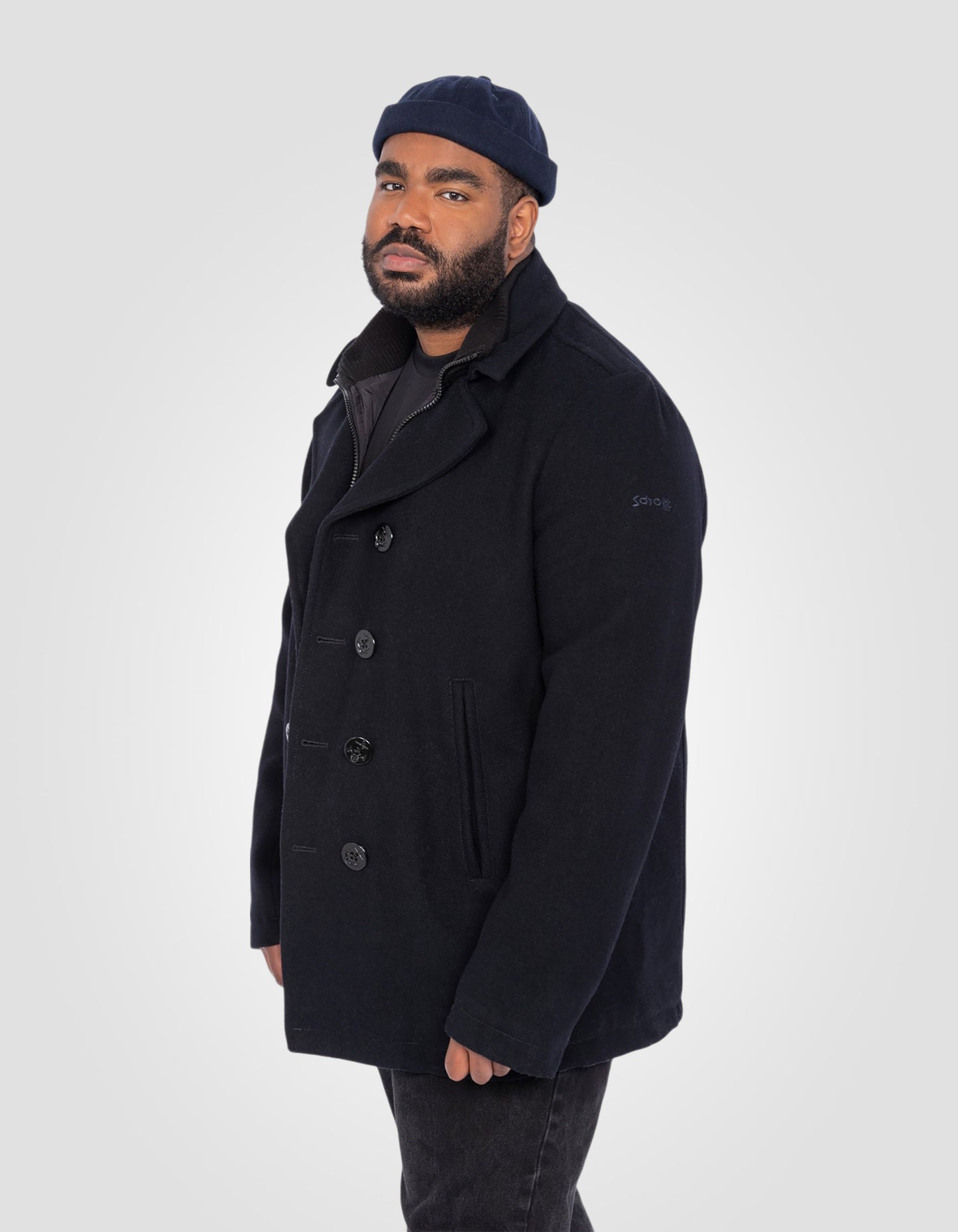 Caban à plastron amovible, Grande taille