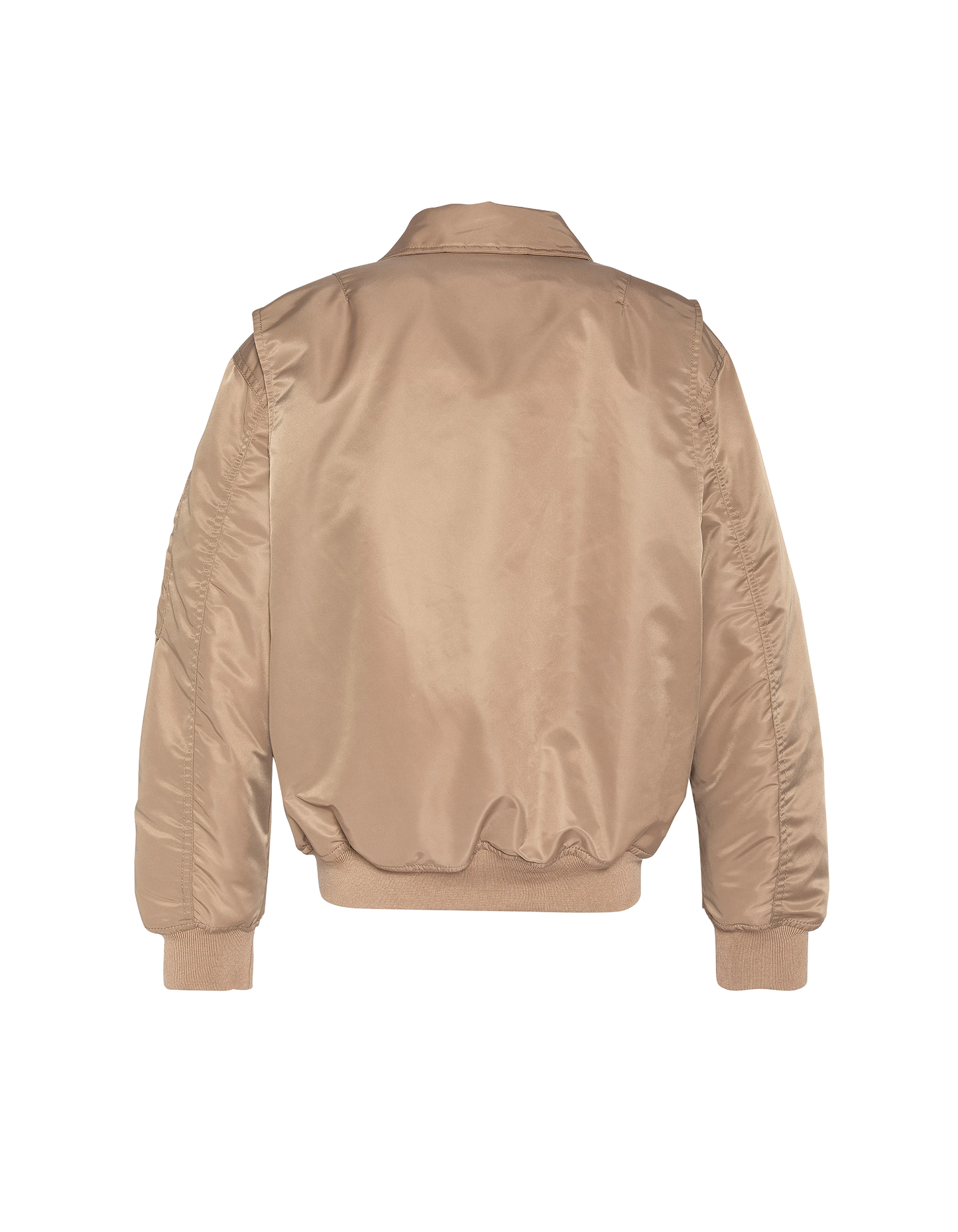 Bomber pilote CWU désert en nylon recyclé, coupe confort, grande taille