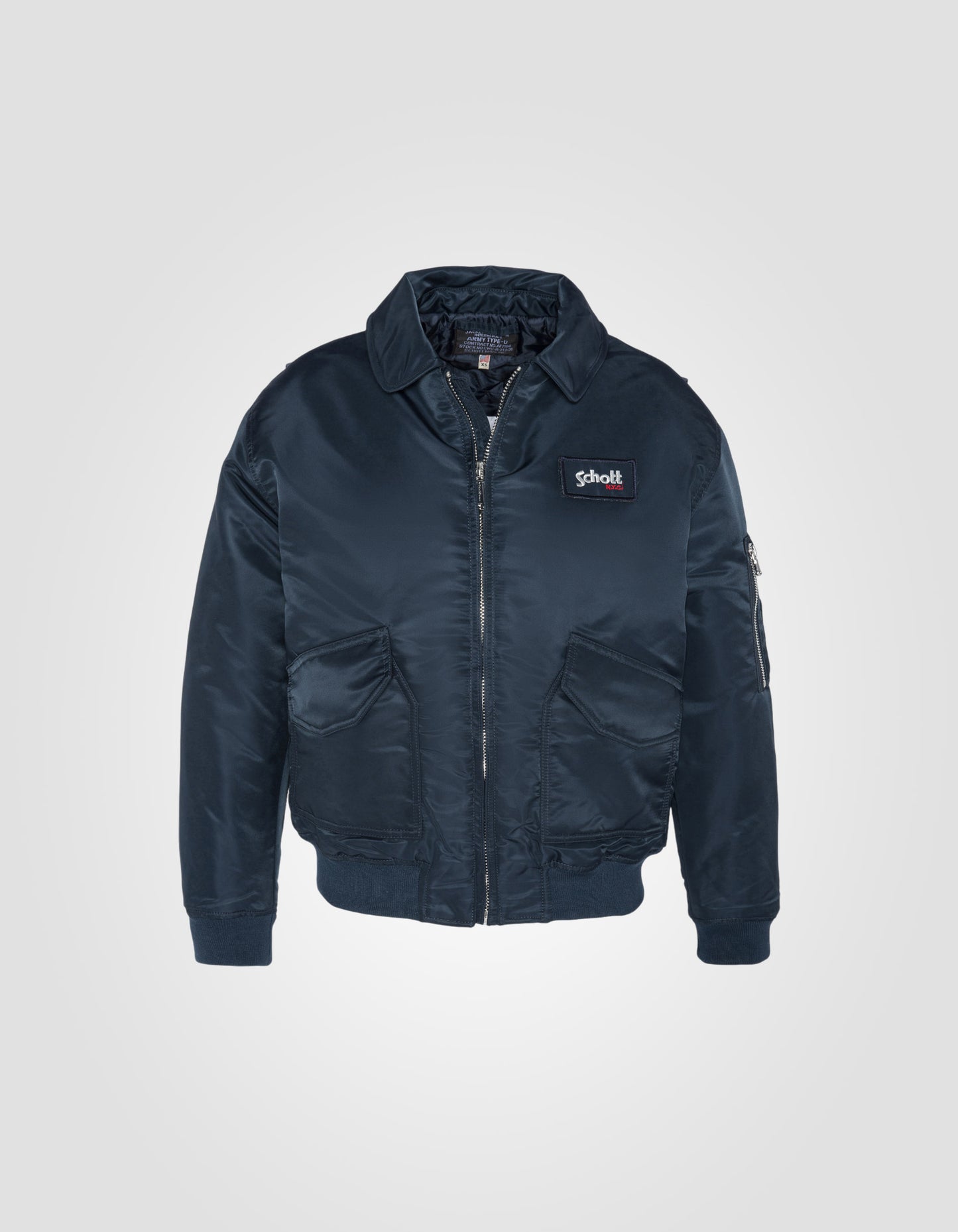 Navy Blue Nylon Blue CWU Pilot in recyceltem Nylon, Komfort, großer Größe