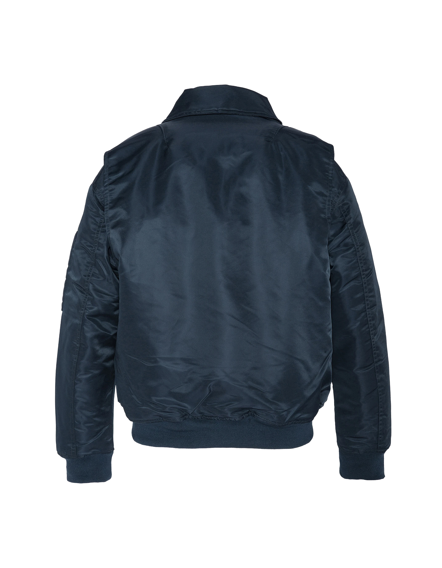 Bomber pilote CWU bleu marine en nylon recyclé, coupe confort, grande taille