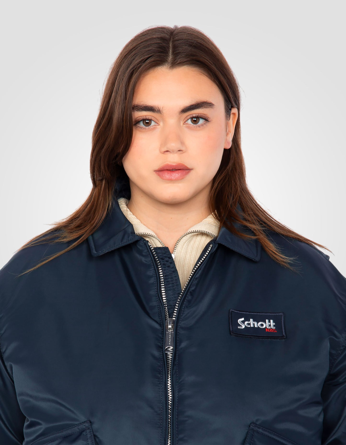 Navy Blue Nylon Blue CWU Pilot in recyceltem Nylon, Komfort, großer Größe