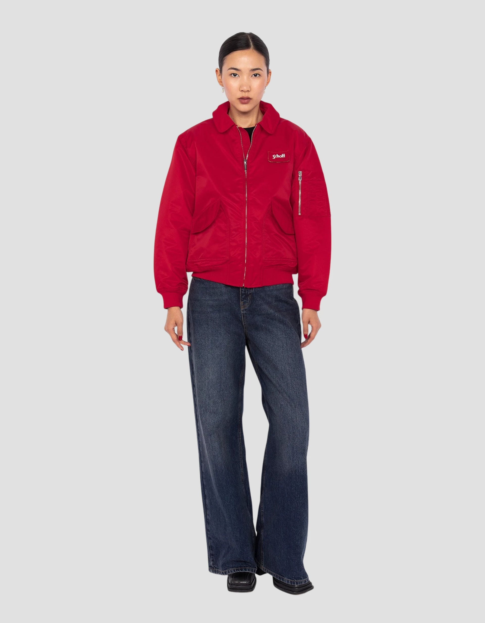 Red CWU CWU pilot in recycled nylon, comfort cut - danwrs | Schott