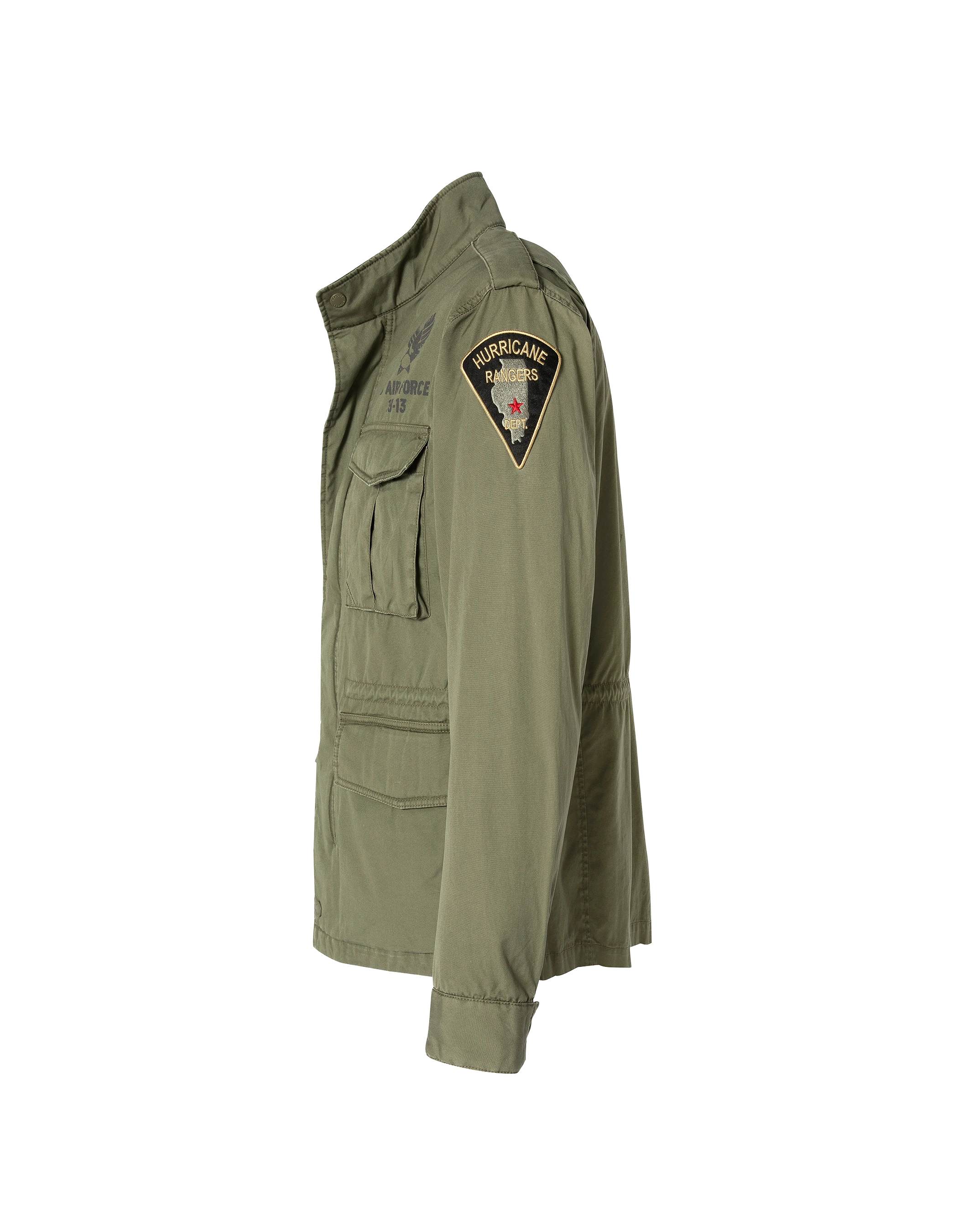 field jacket badged khaki-10