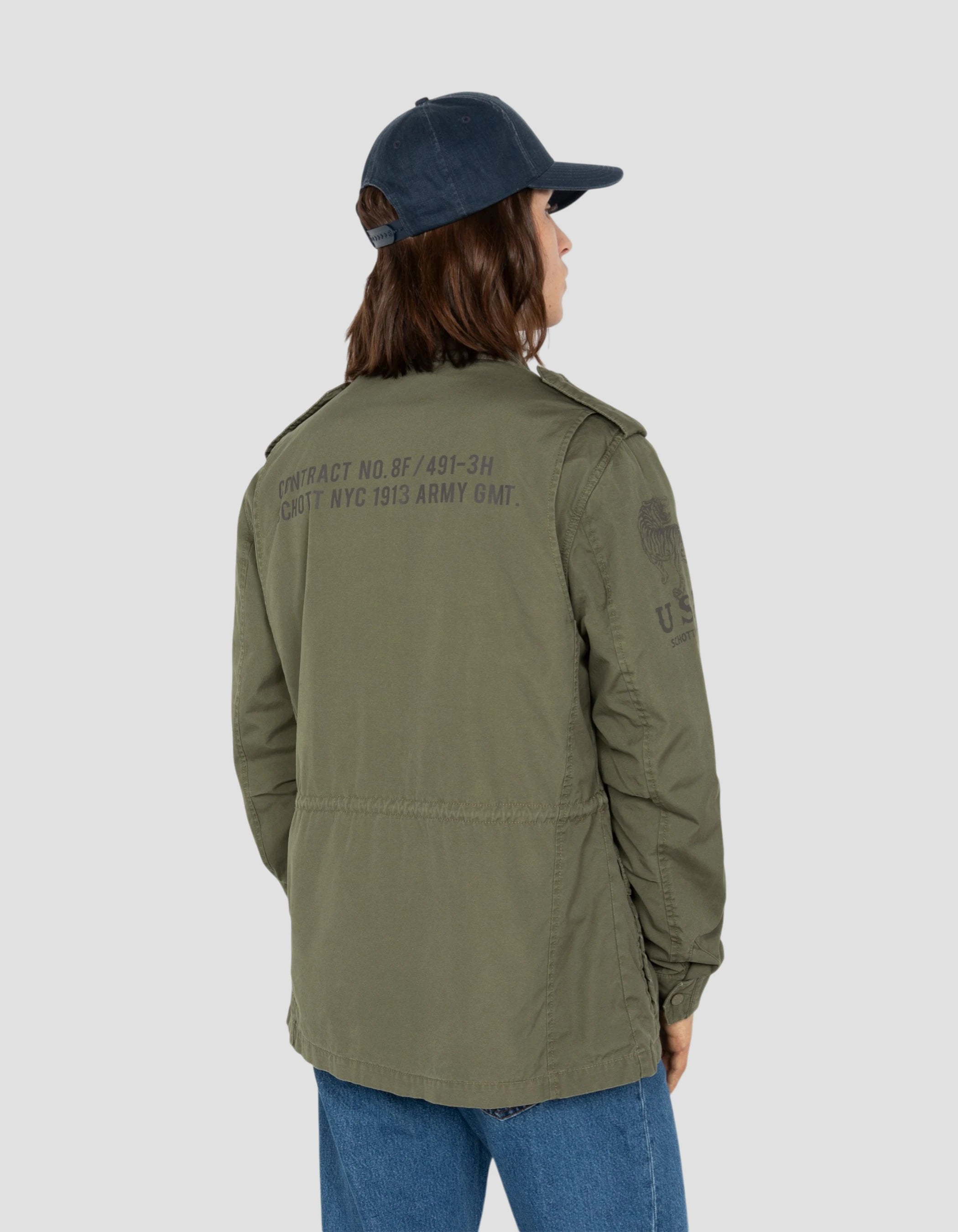 field jacket badged khaki-6