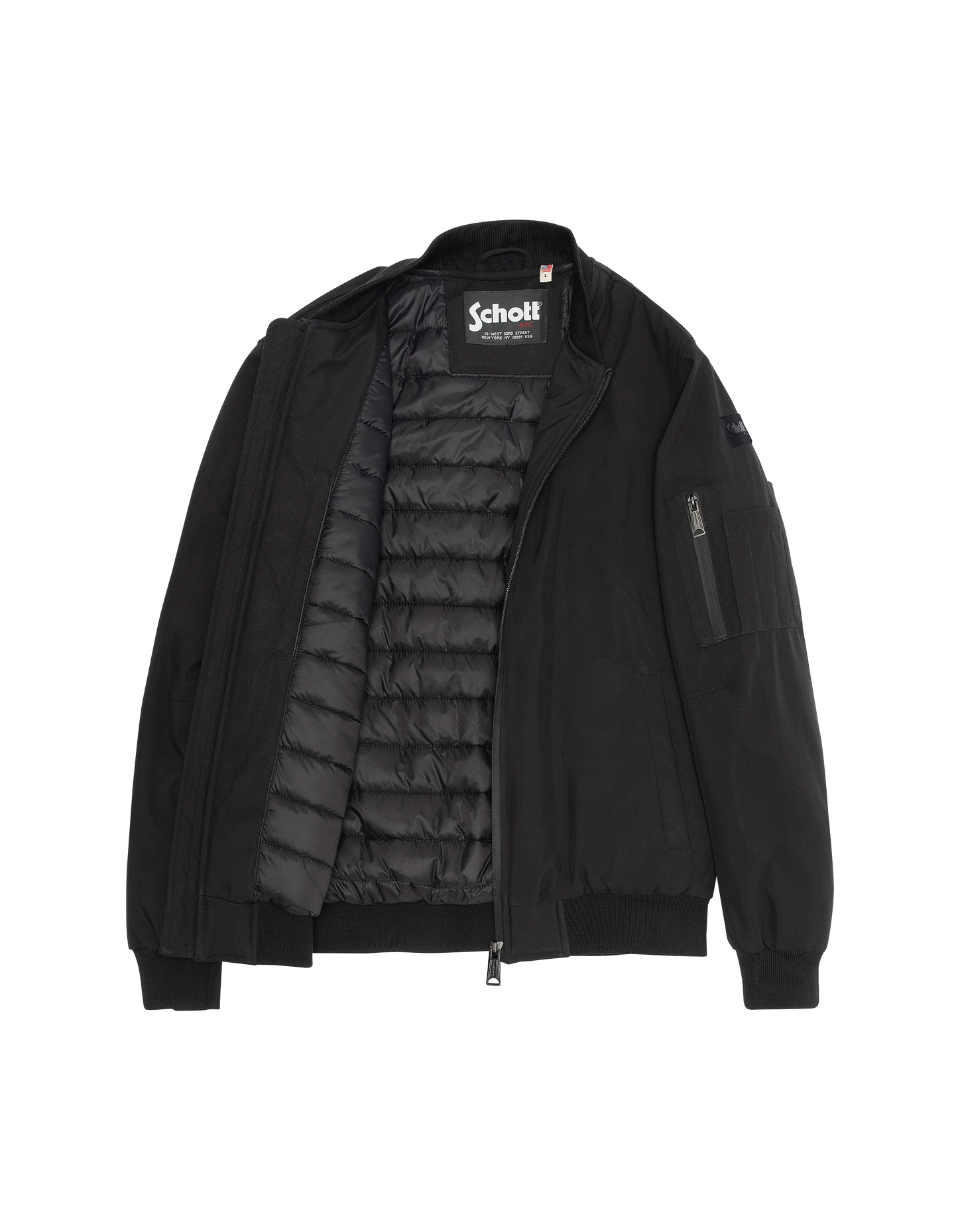 Bomber noir softshell urban