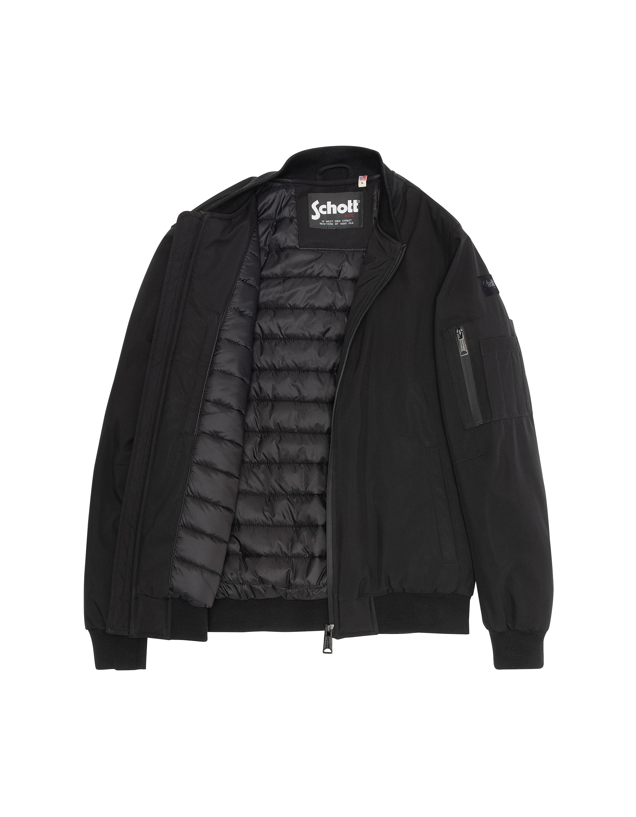 Bomber noir softshell urban-7