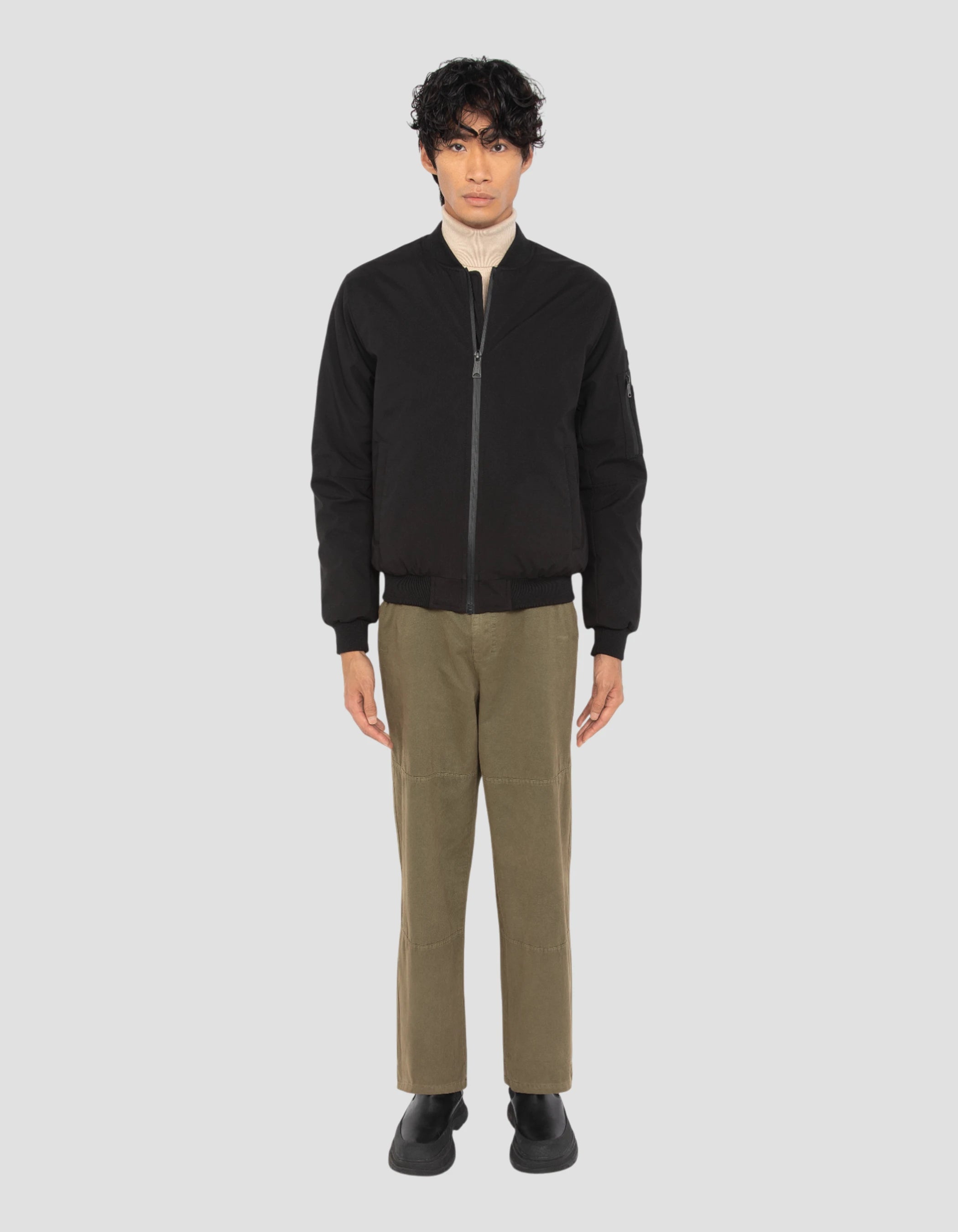Bomber noir softshell urban-1