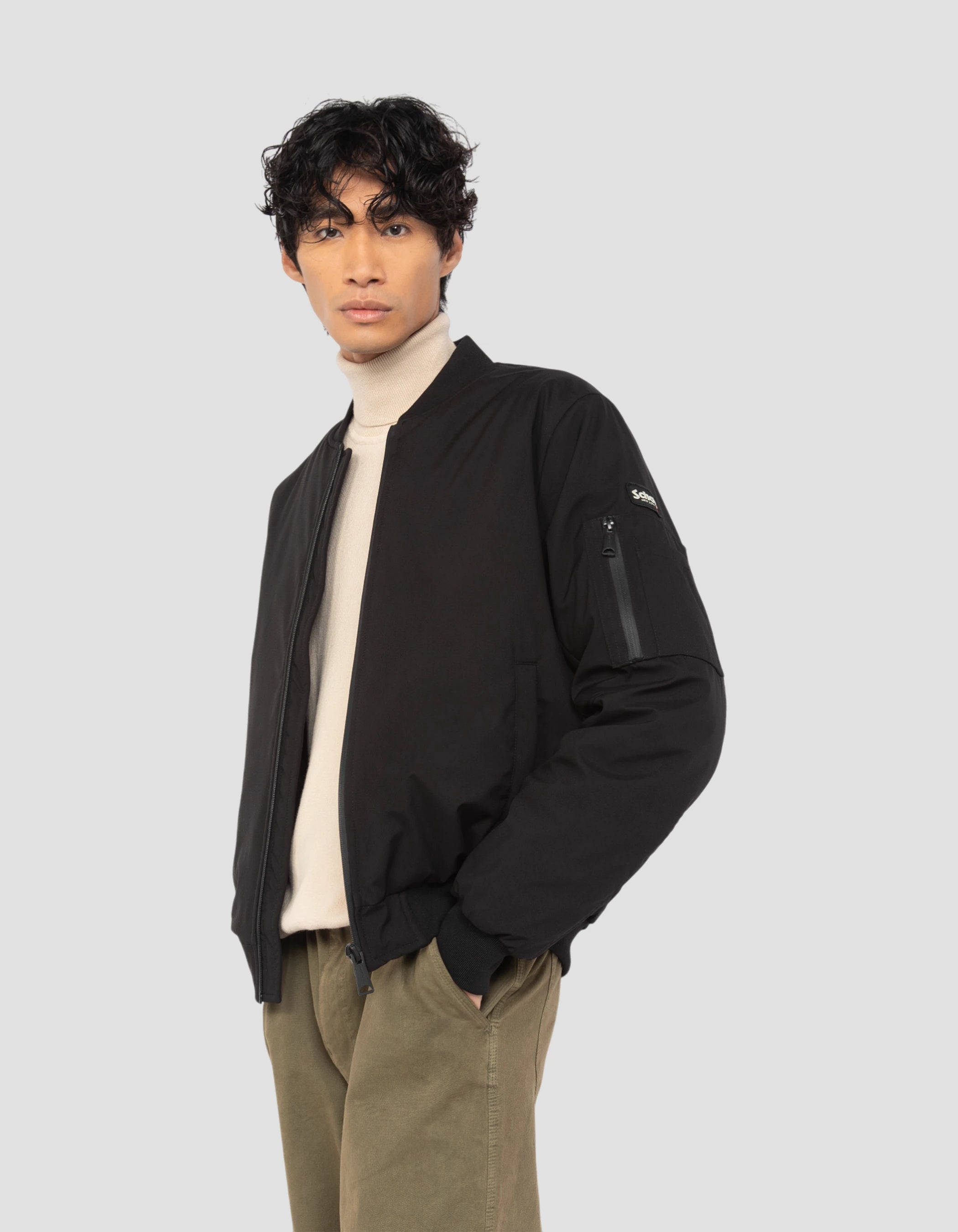 Bomber noir softshell urban-4