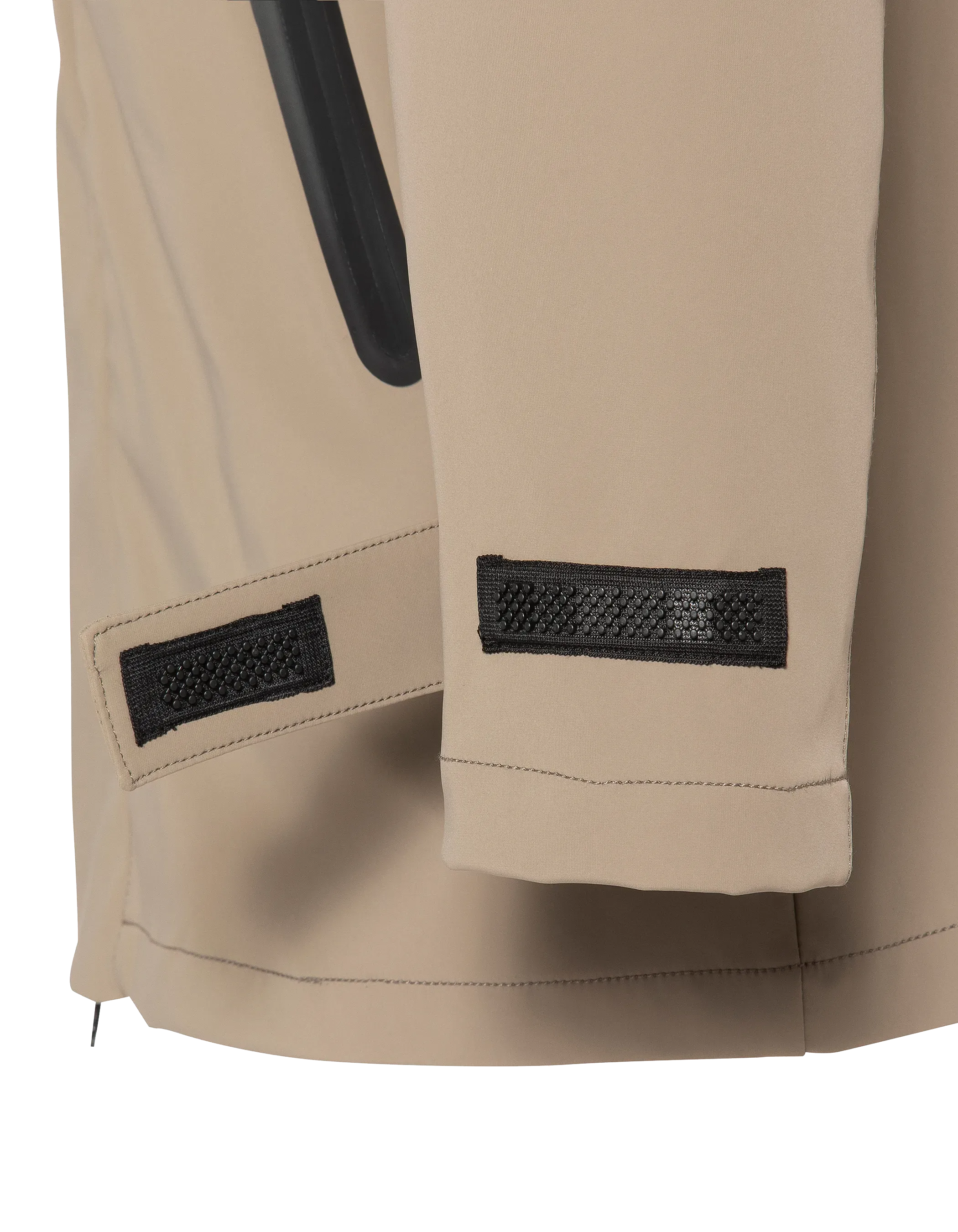 Beige water-repellent technical coat-10