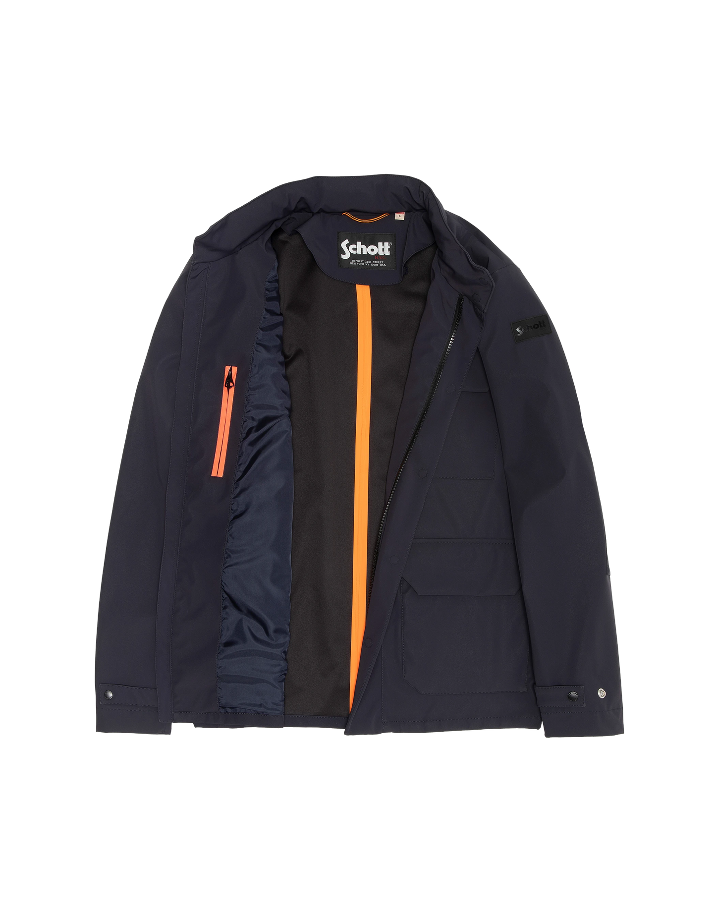 field jacket dark navy technical