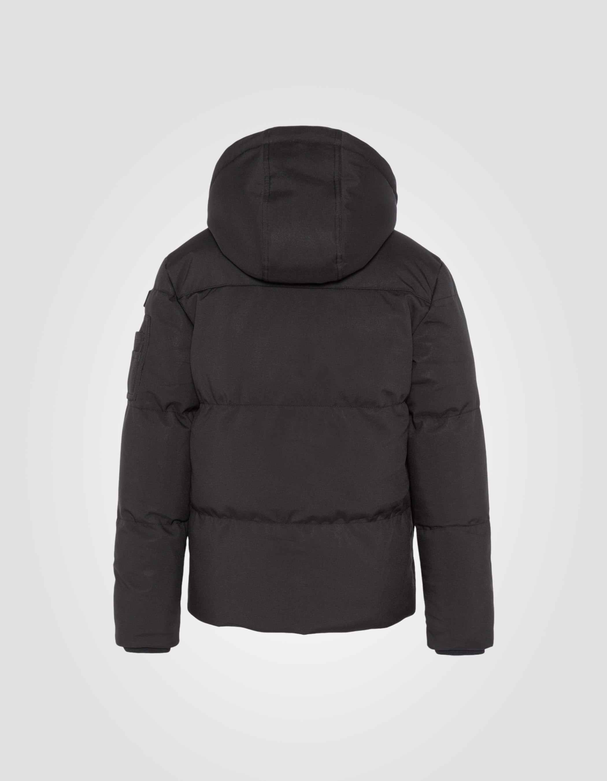 Giacca con cappuccio nero-2