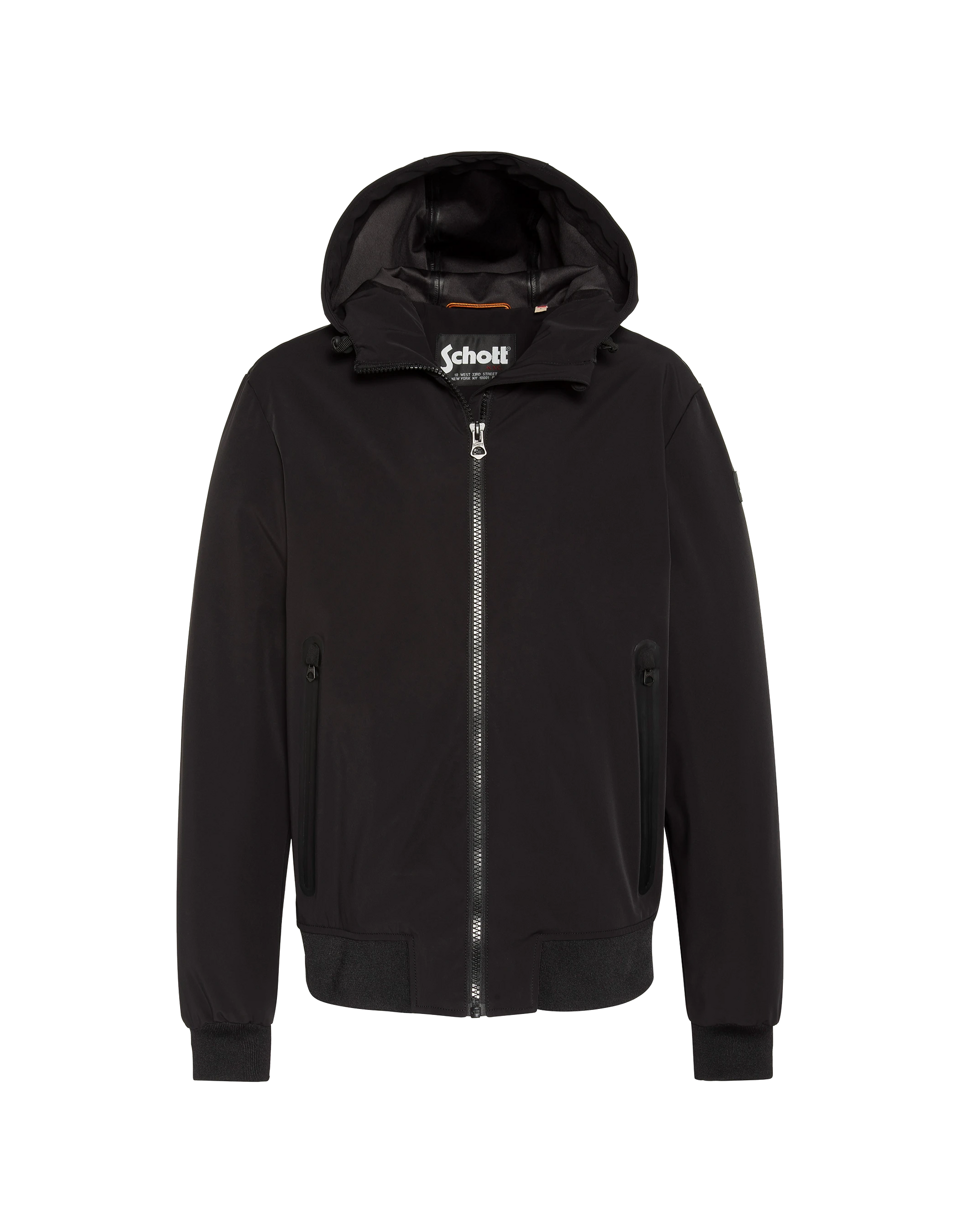 Black jacket urban hooded - Dorian | Schott NYC®