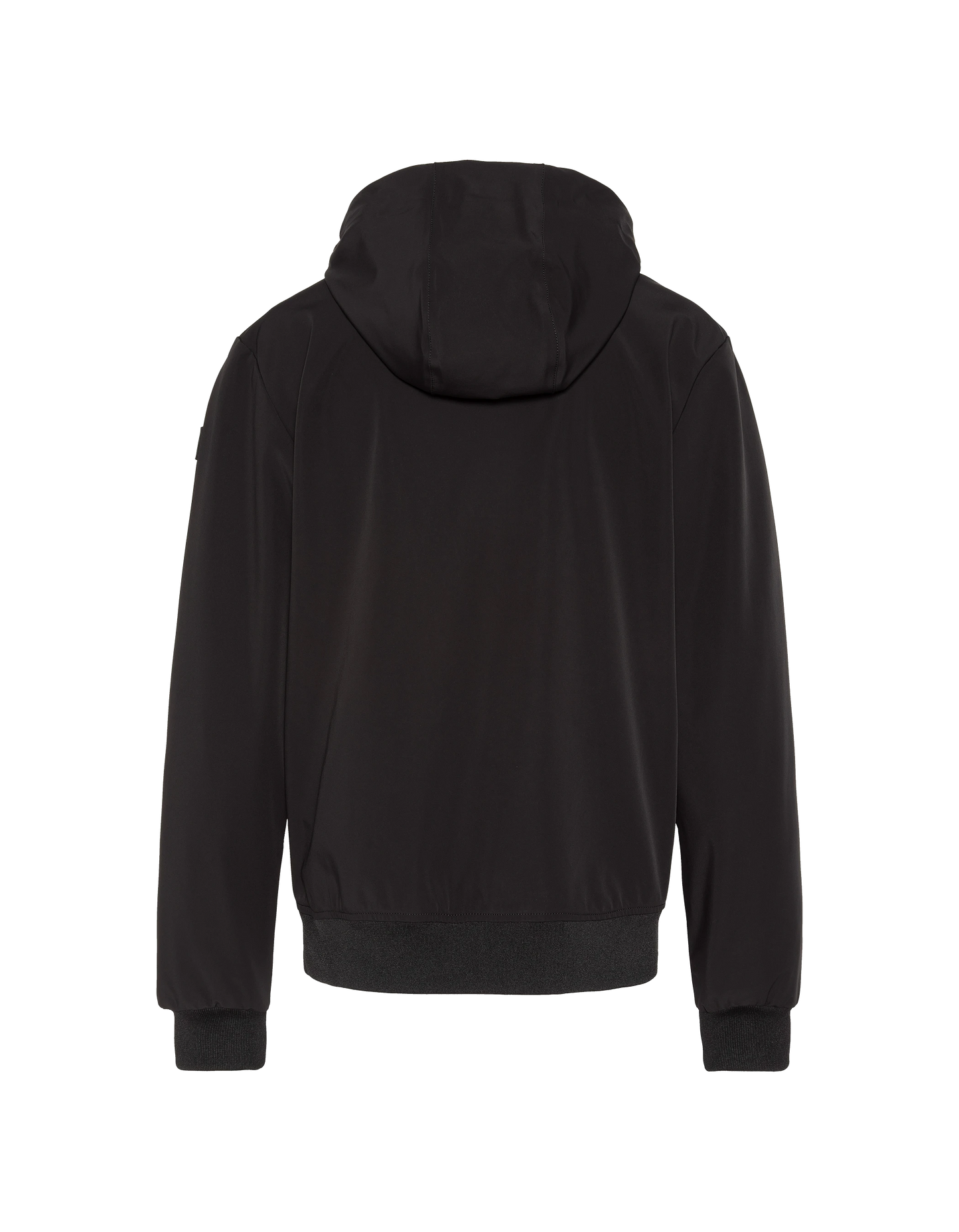 Blouson noir urban à capuche