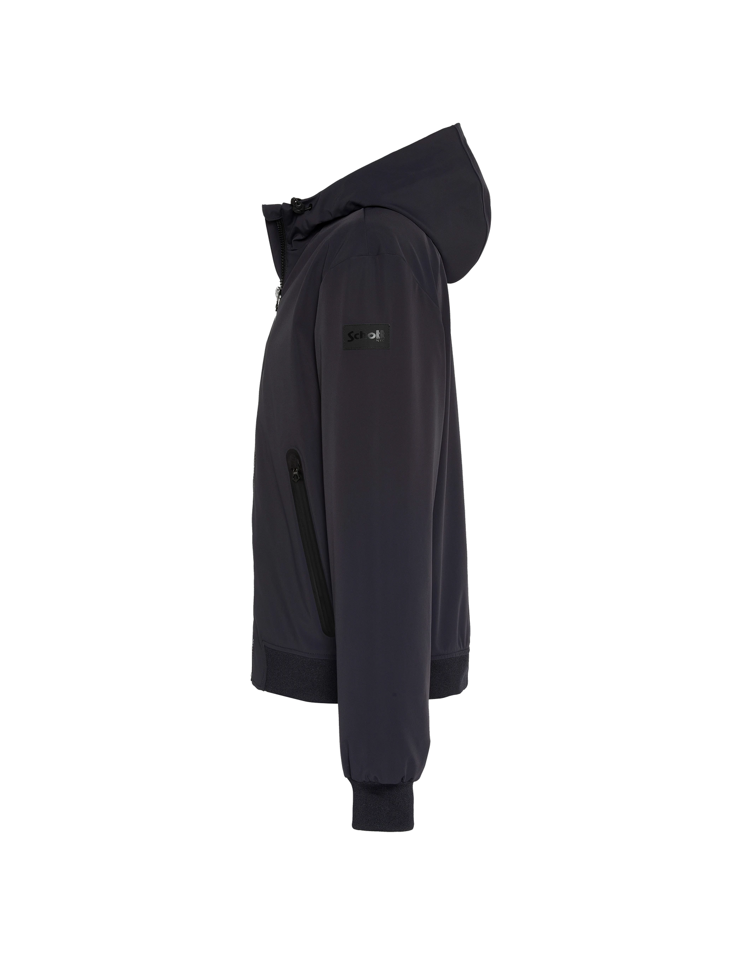 Blouson bleu marine foncé urban à capuche