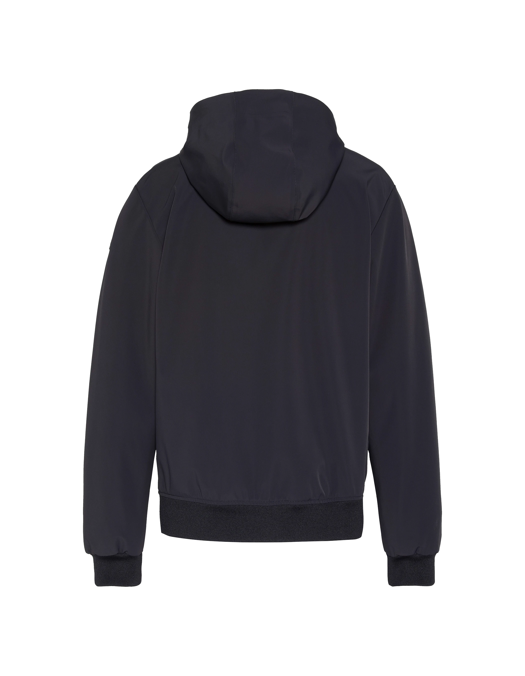 Blouson bleu marine foncé urban à capuche-2