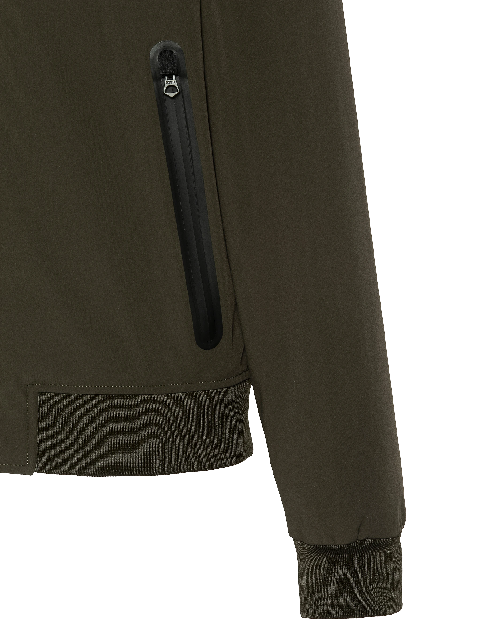 Blouson kaki urban à capuche-5