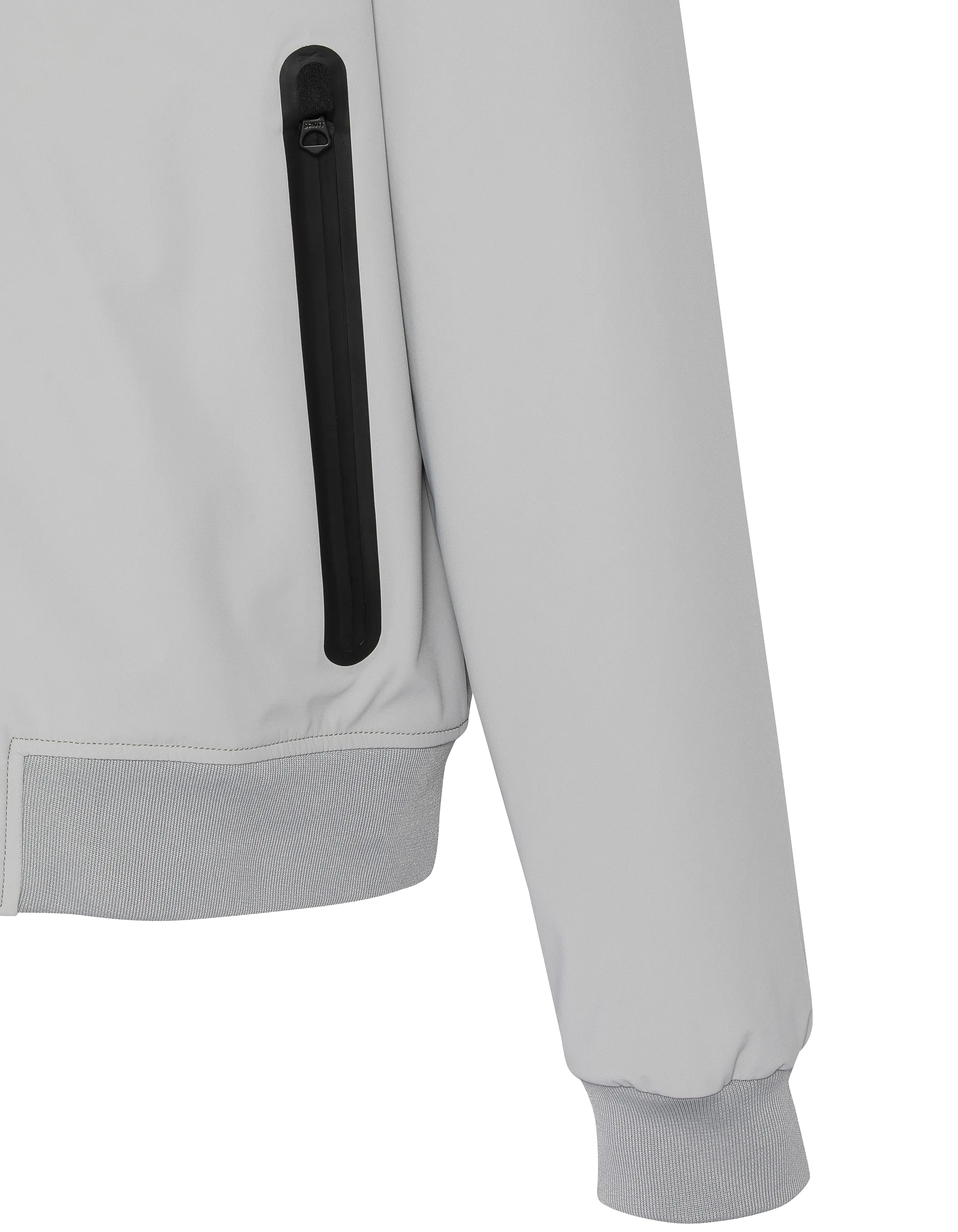 Blouson gris acier urban à capuche-9