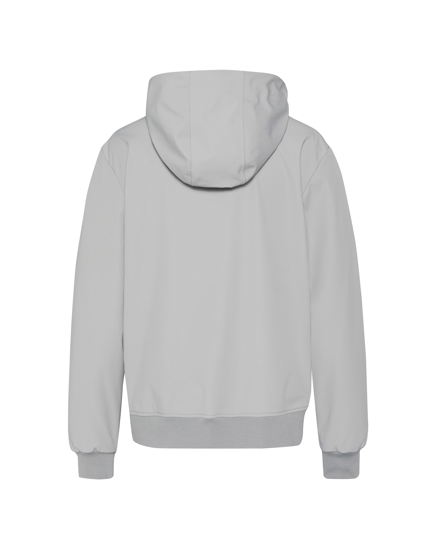 Blouson gris acier urban à capuche