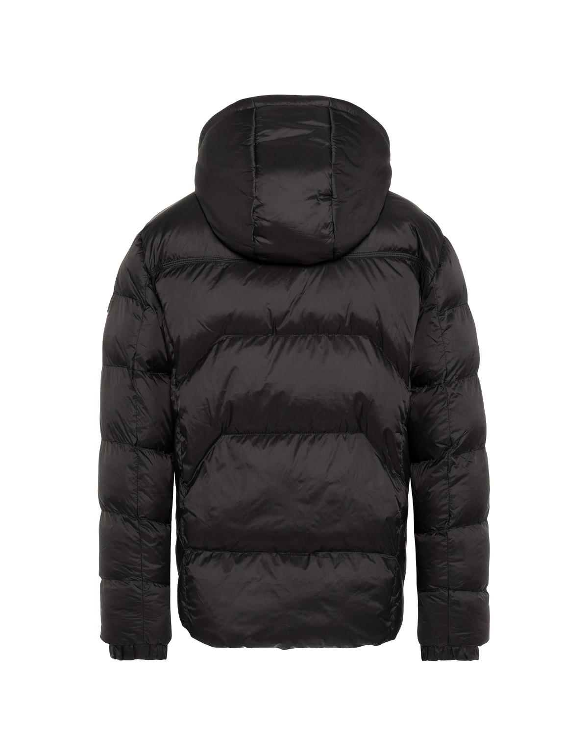 Doudoune à capuche noire