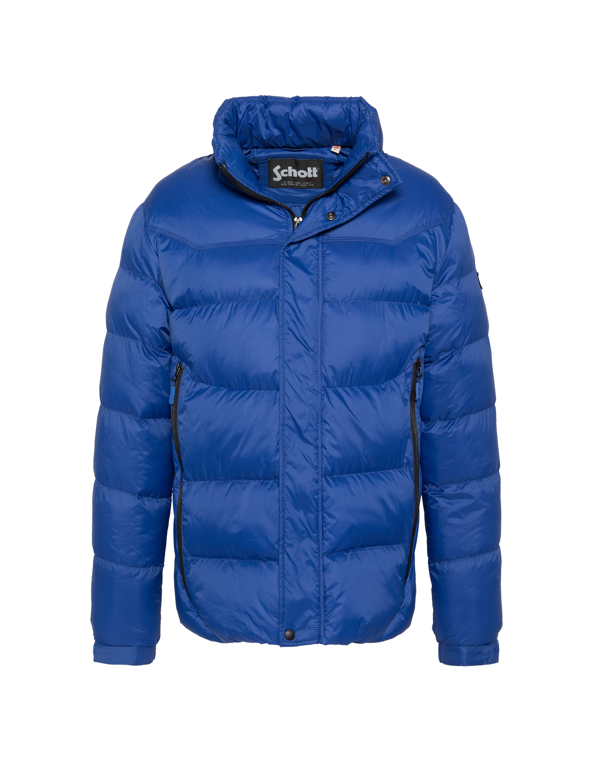Doudoune à capuche bleu royal