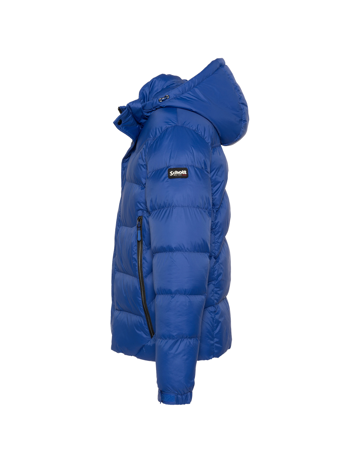 Doudoune à capuche bleu royal