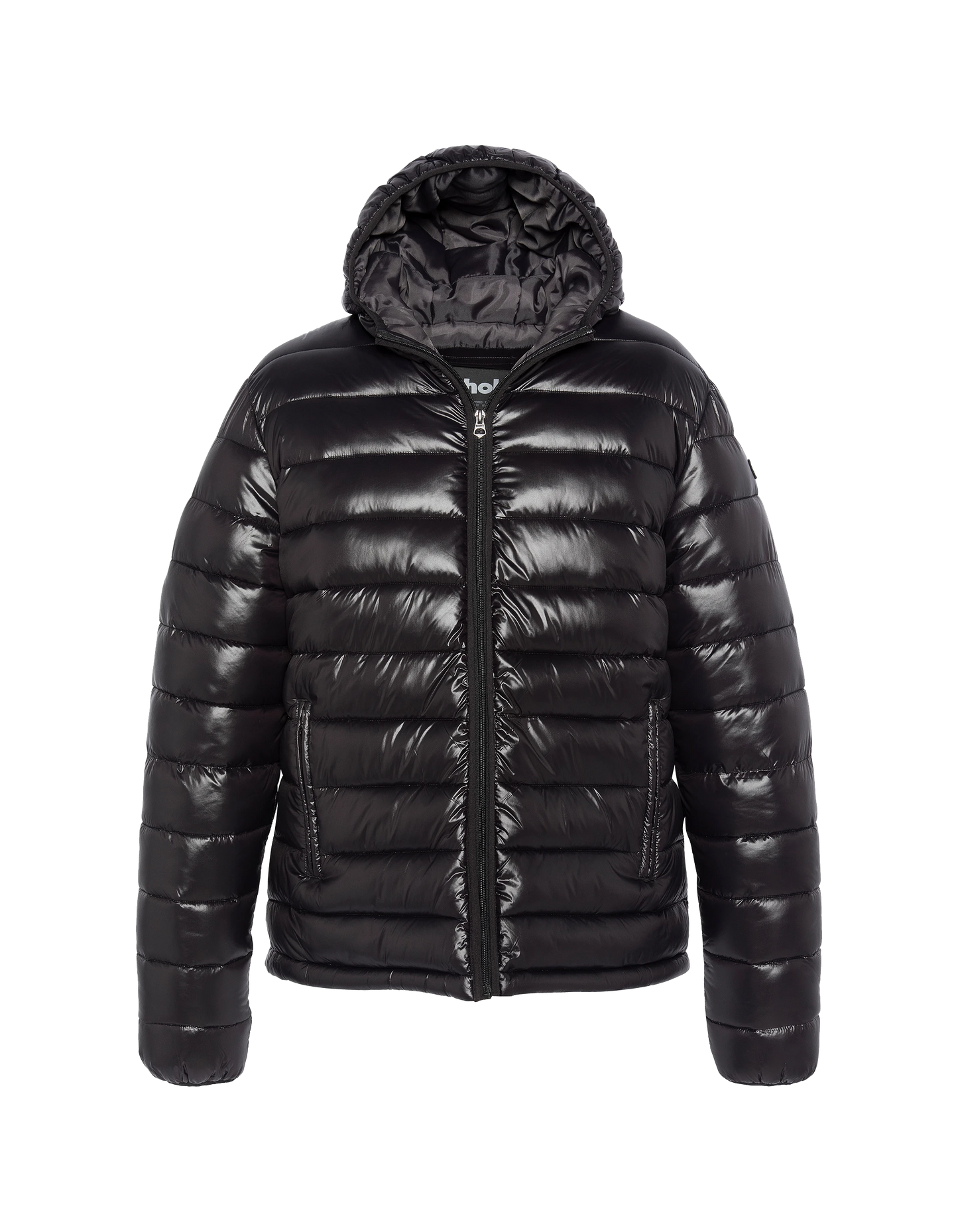 Chaqueta brillante y brillante con capucha para niños