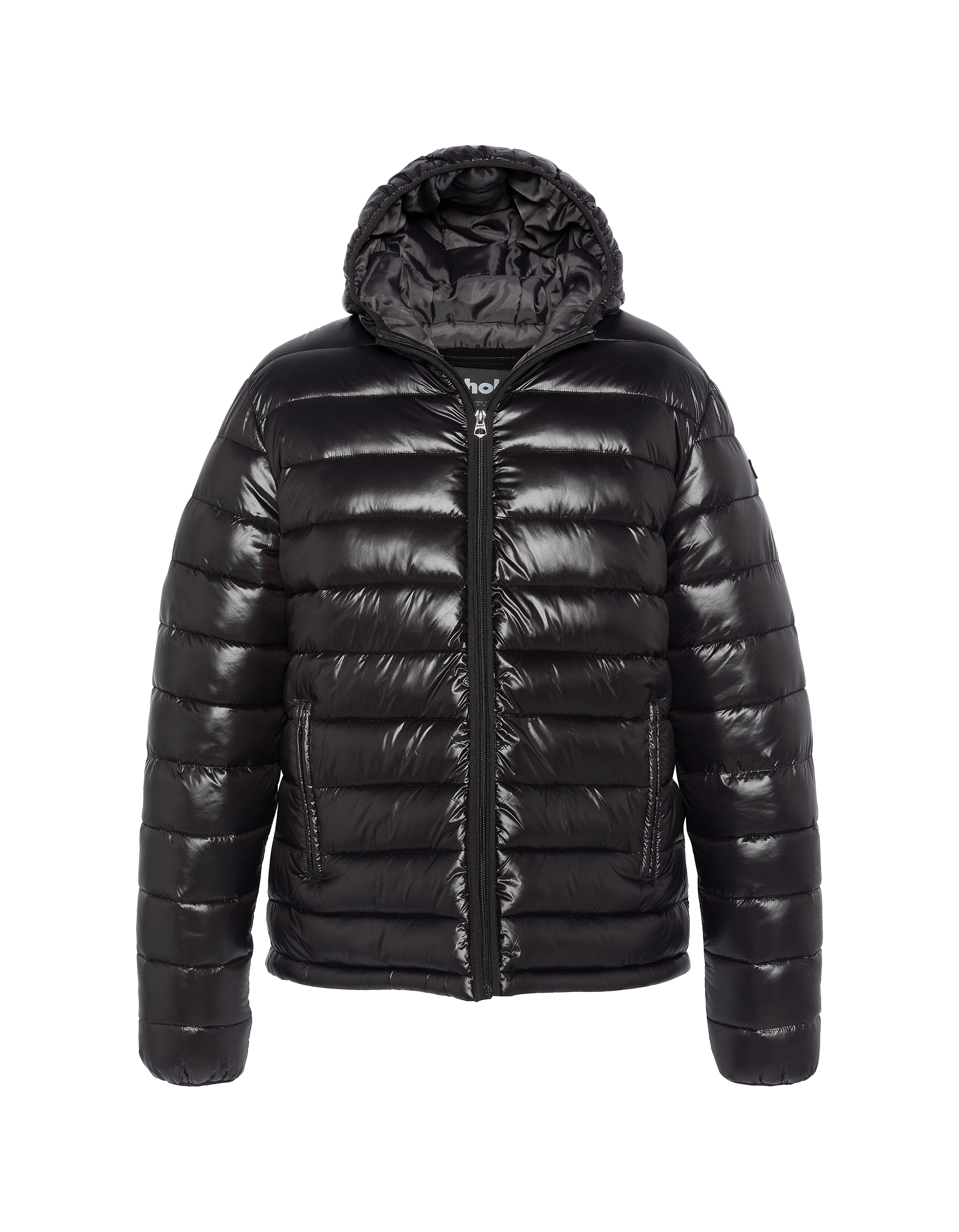 Chaqueta brillante y brillante con capucha para niños-2